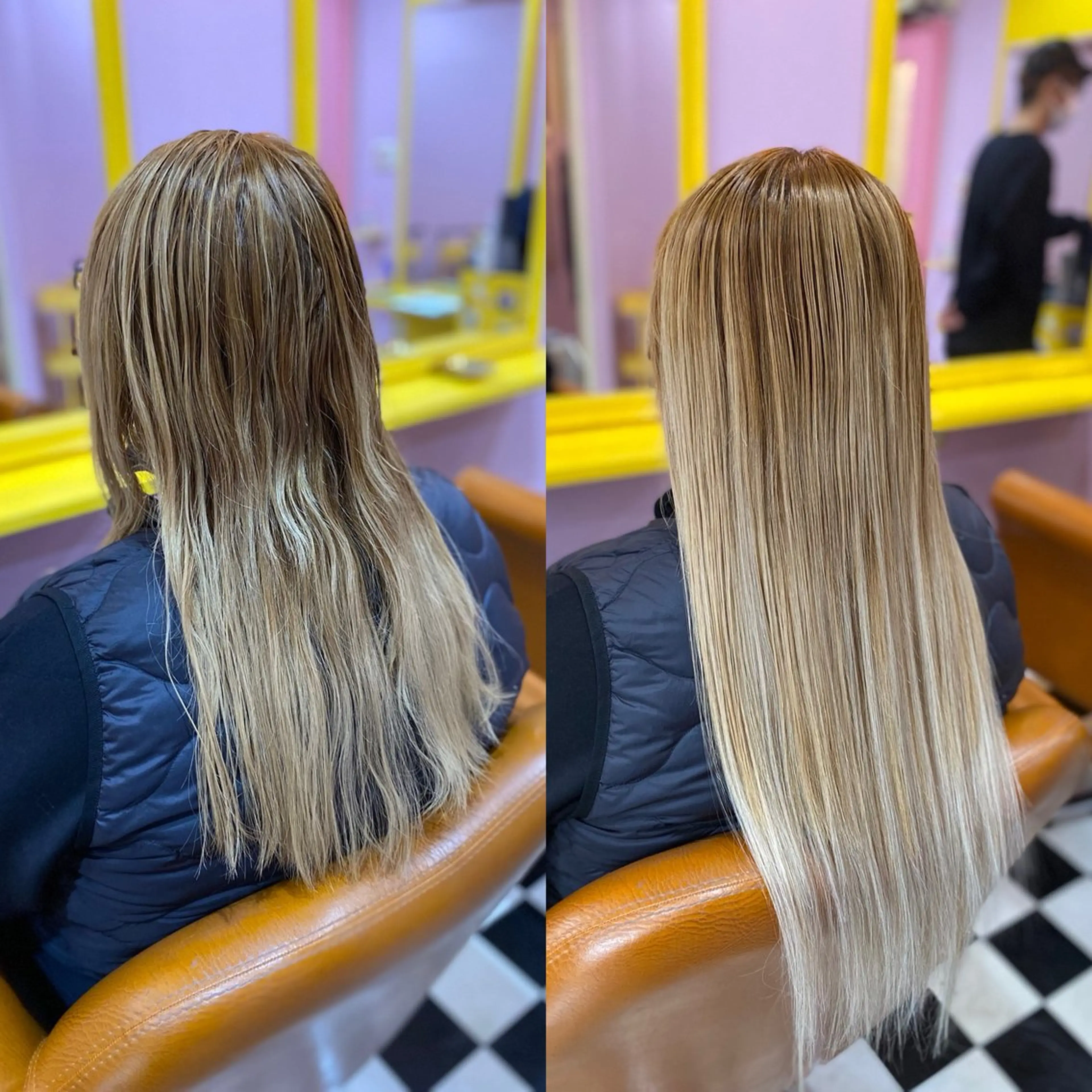 ロング エクステ チビ編み込みエクステ どぅ〜す/YUIのヘアスタイル