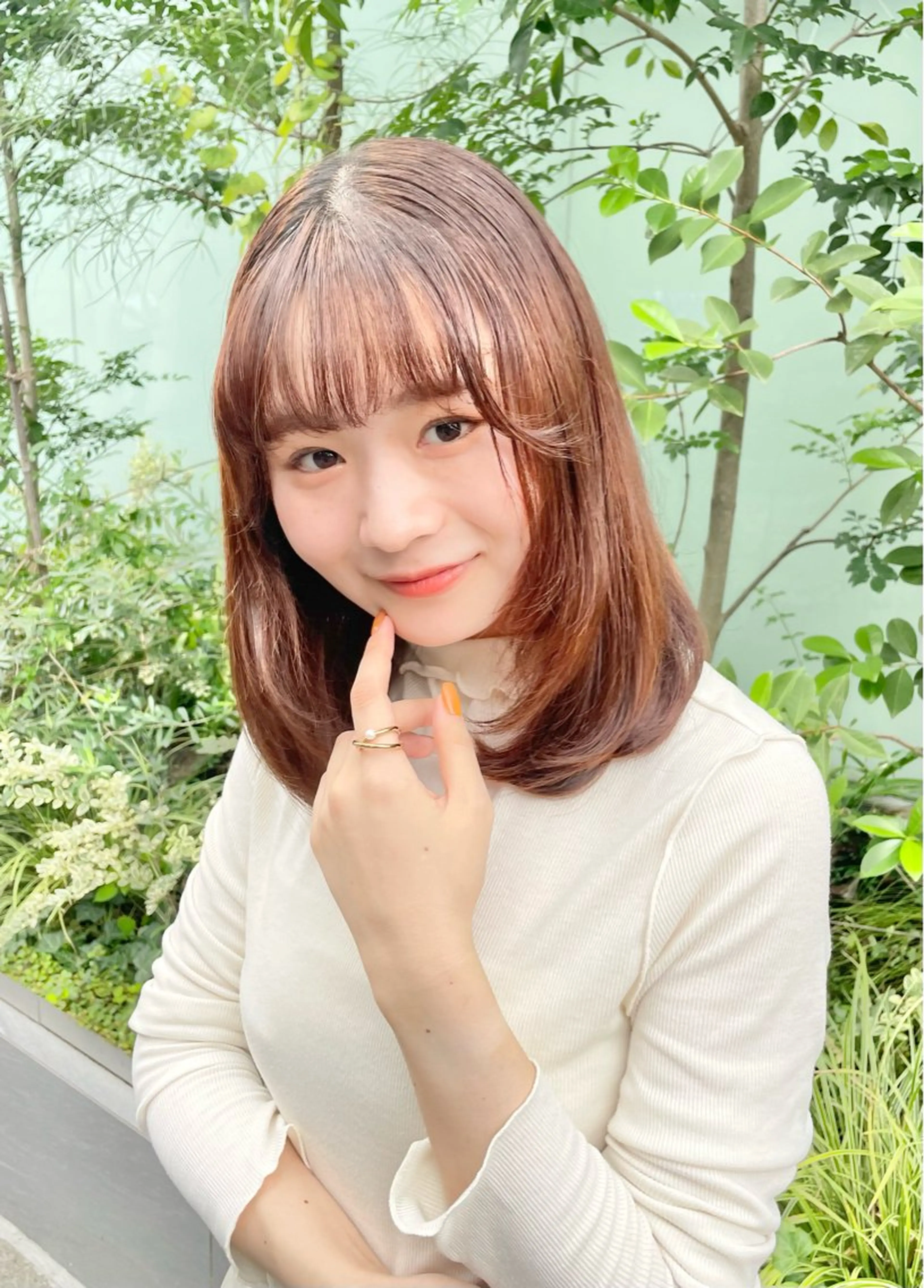 セミロング 髪質改善 縮毛矯正 巻ける縮毛矯正🌸 勝倉　麗のヘアスタイル