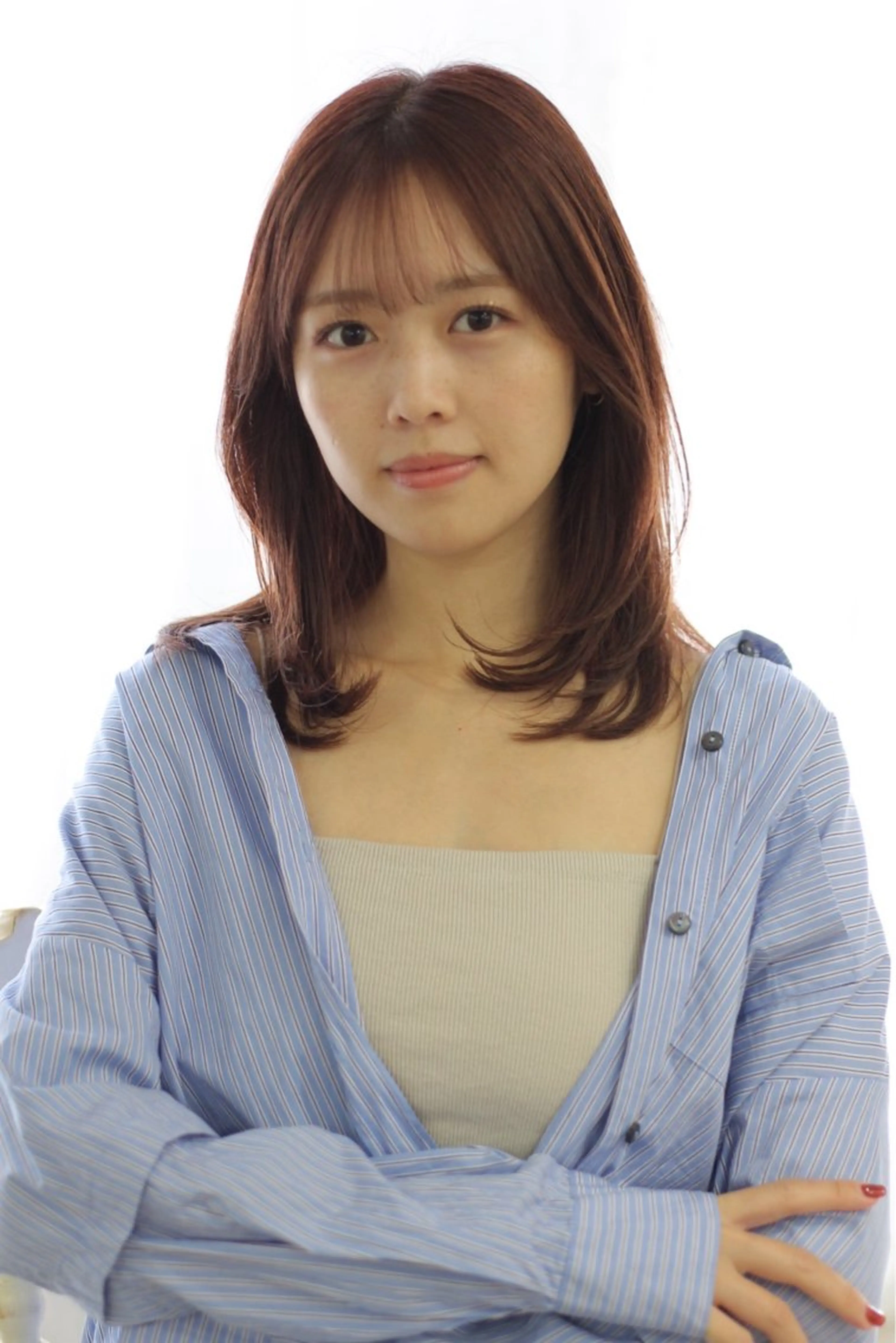 ミディアム ツヤ感カラー🎀 本美冴のヘアスタイル