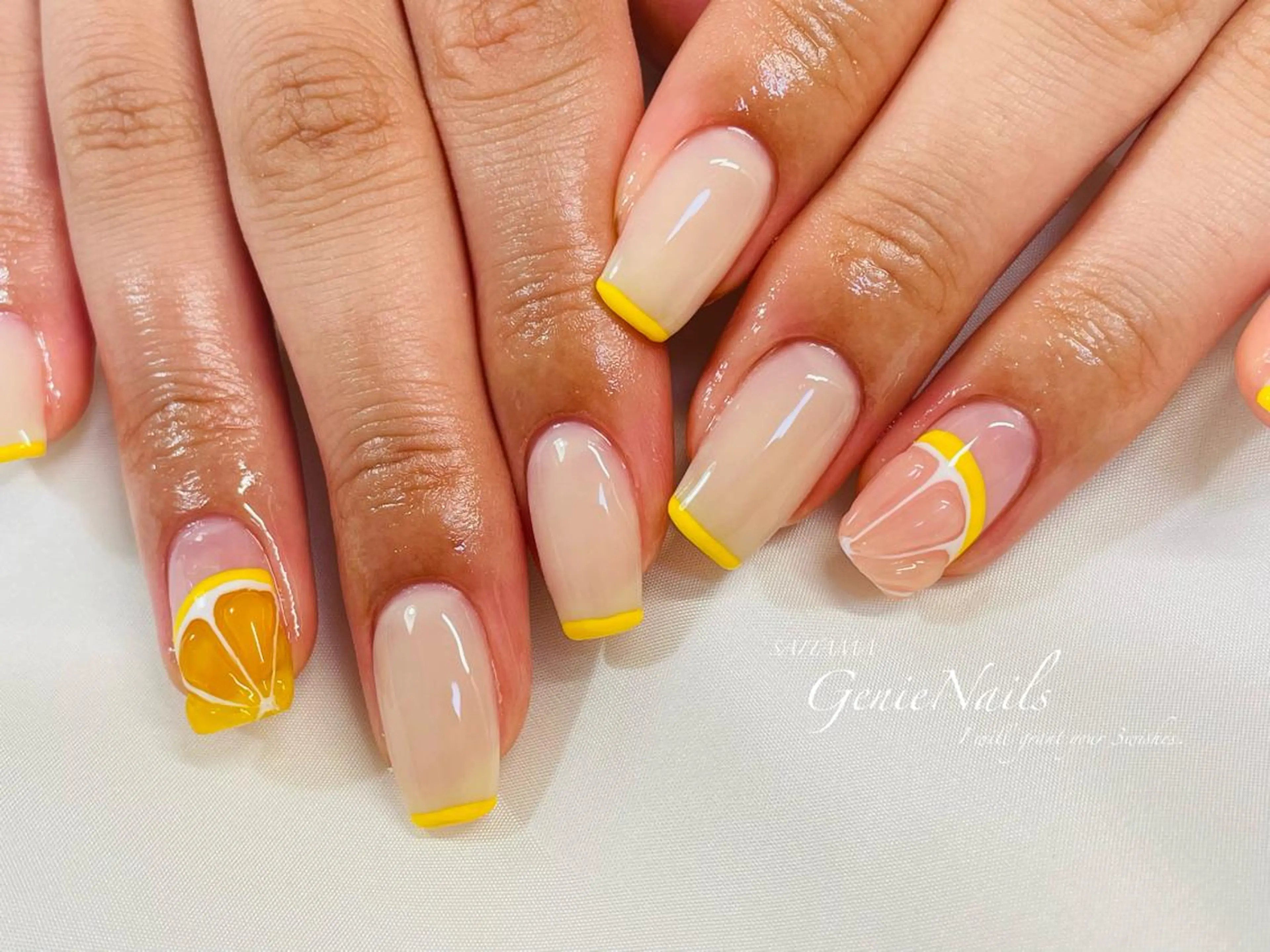 メンズ ネイル アートネイル フットネイル メンズネイル 持ち込み 夏ネイル Genie Nailsのネイルデザイン