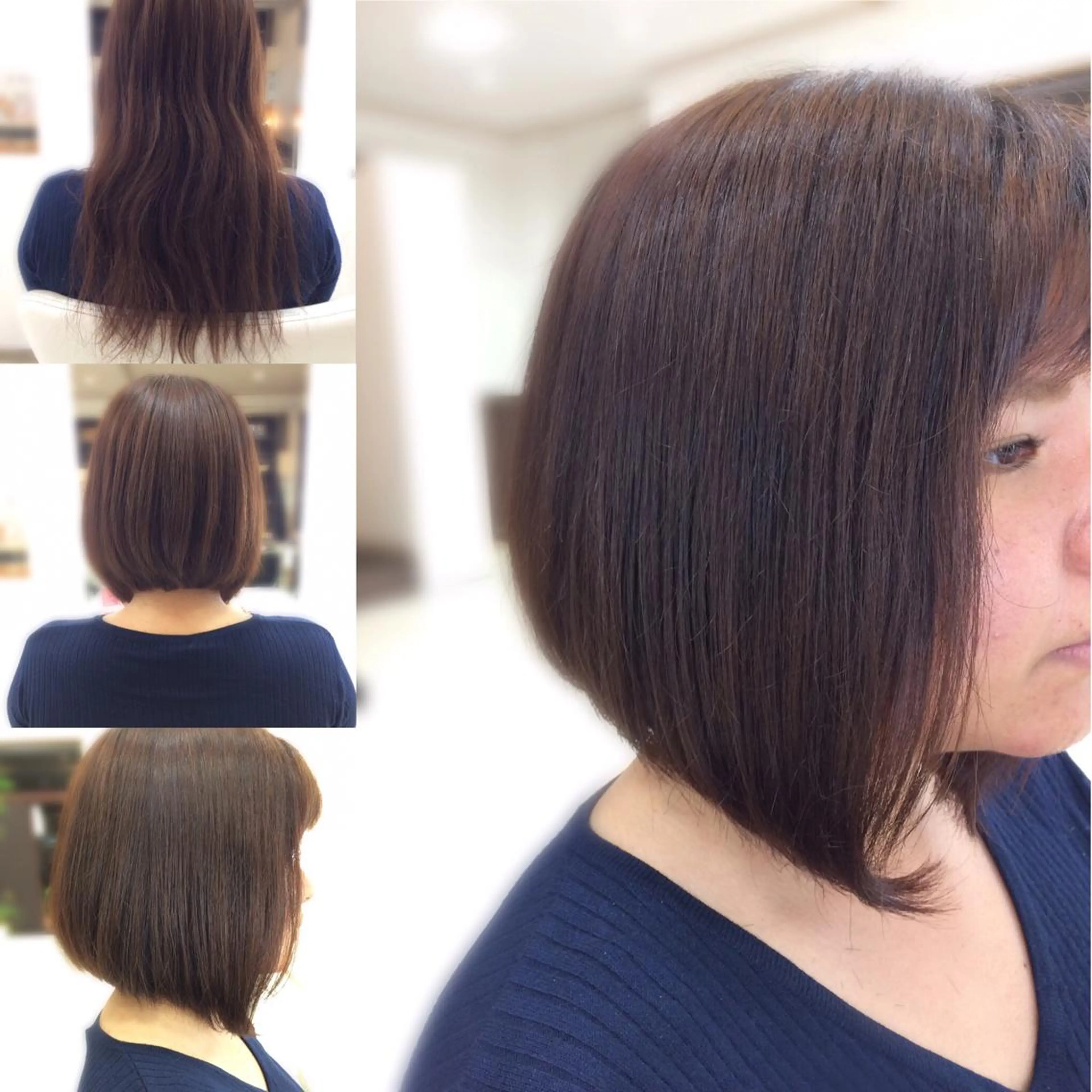 ショート 前下がりボブ ボブ いけだ ゆうのヘアスタイル