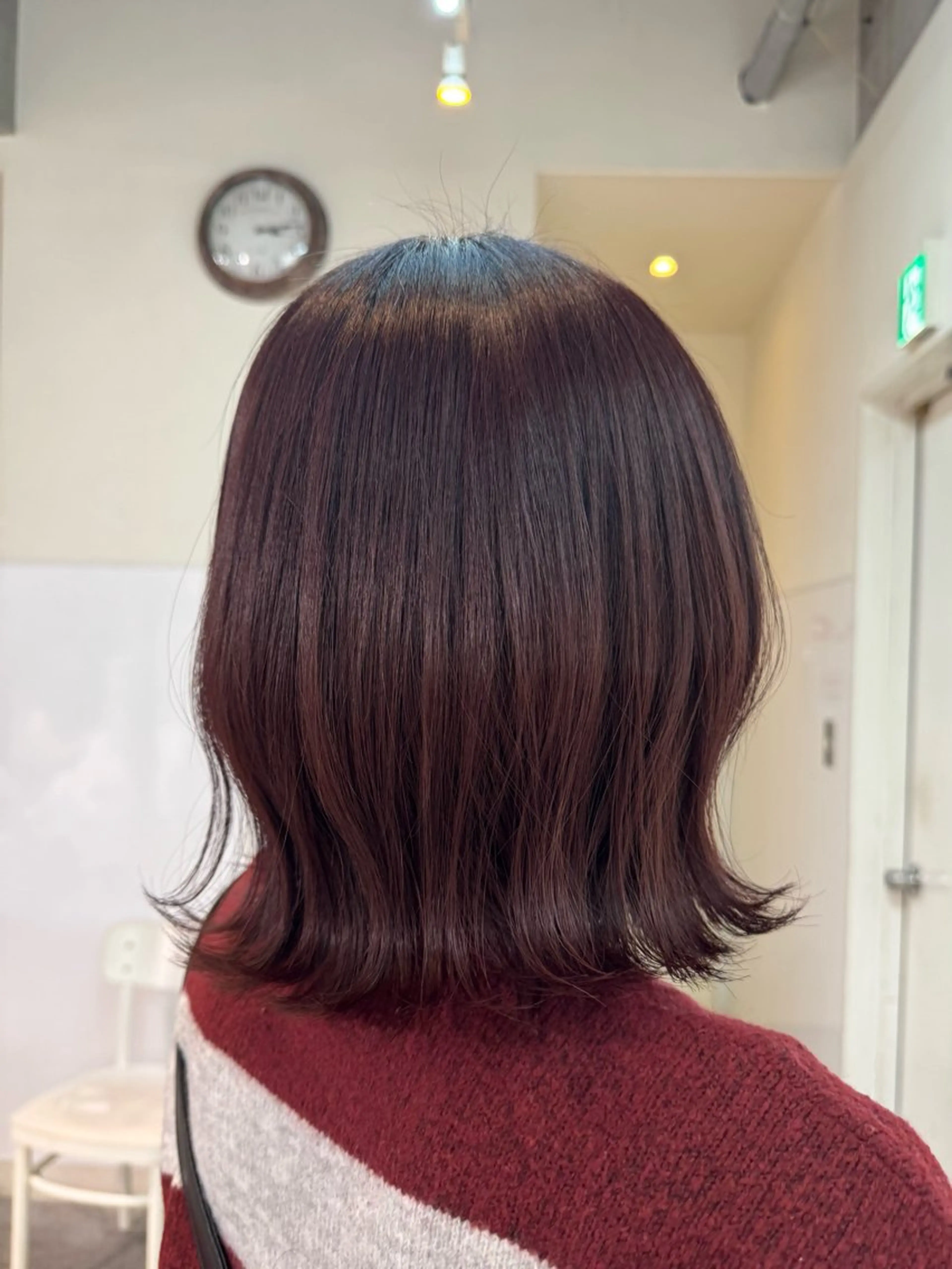 ミディアム カラー ヘアカラー ハイトーン/ネイル /ミウ 🌺❤︎のヘアスタイル