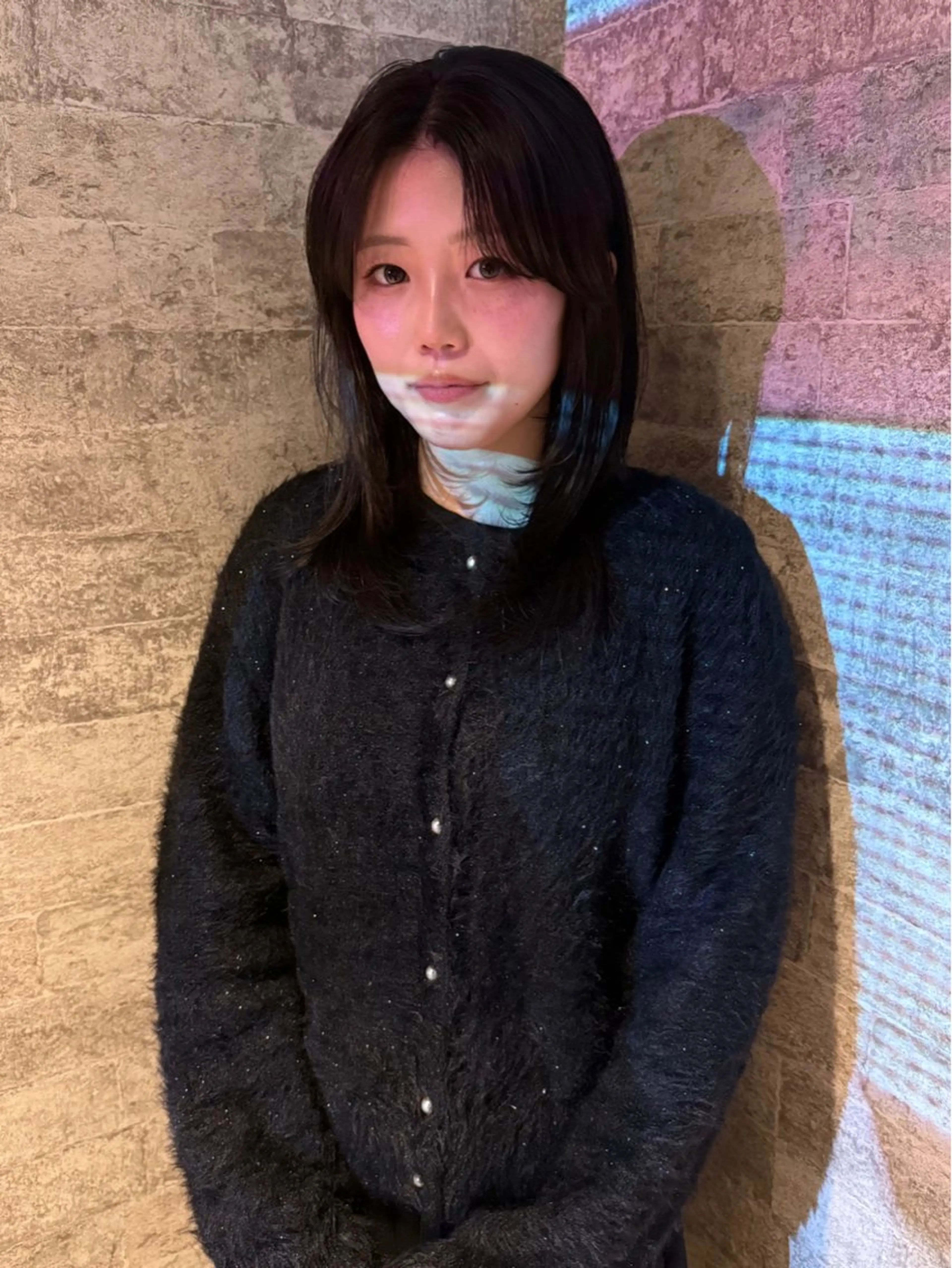 ミディアム カラー ブラウンカラー カット ヘアカラー トリートメント mai / linoah˚✧のヘアスタイル