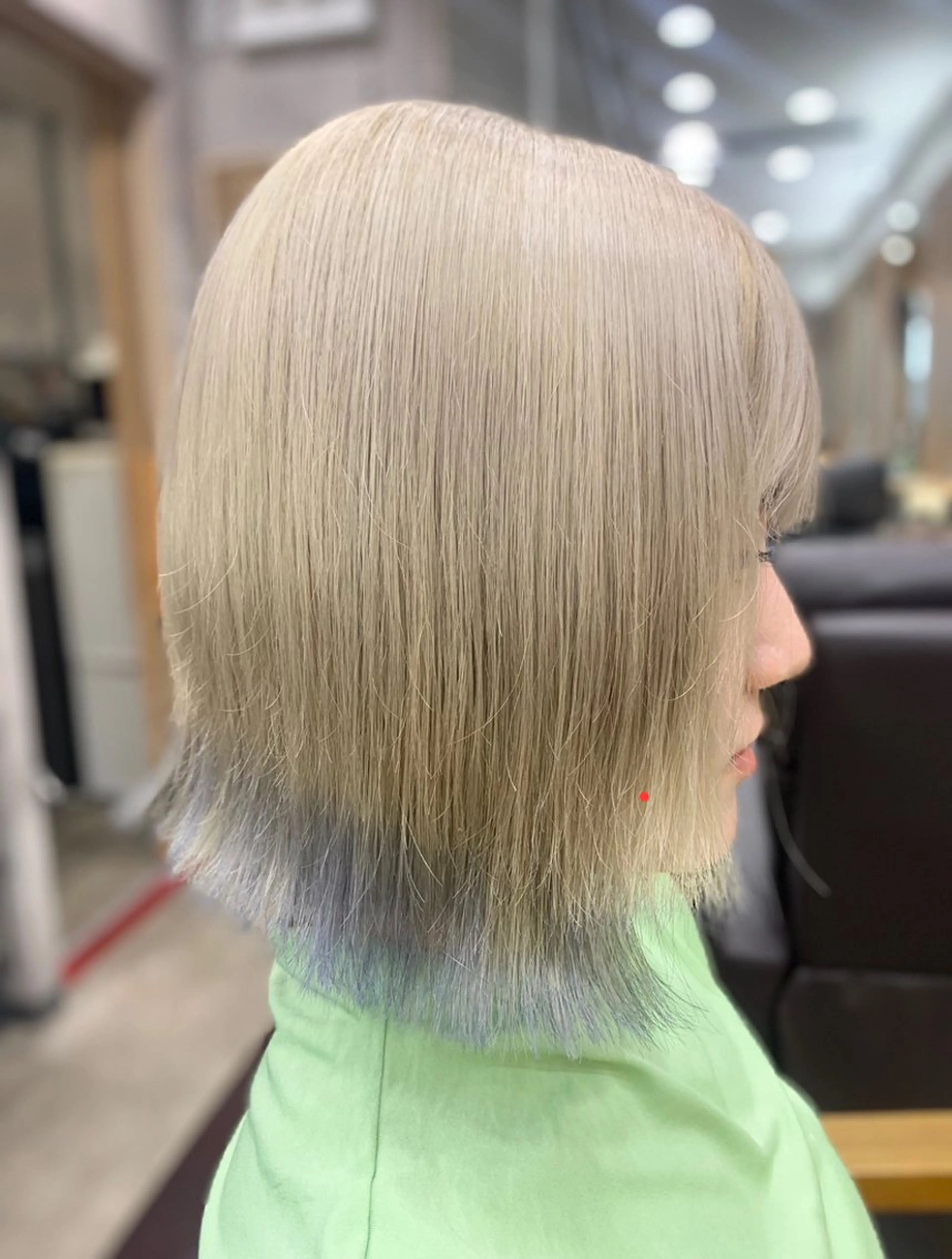 ショート カラー バレイヤージュ ブリーチ ケアブリーチ ダブルカラー ハイライトカラー ヘアカラー トリートメント memento 斎藤大覚のヘアスタイル