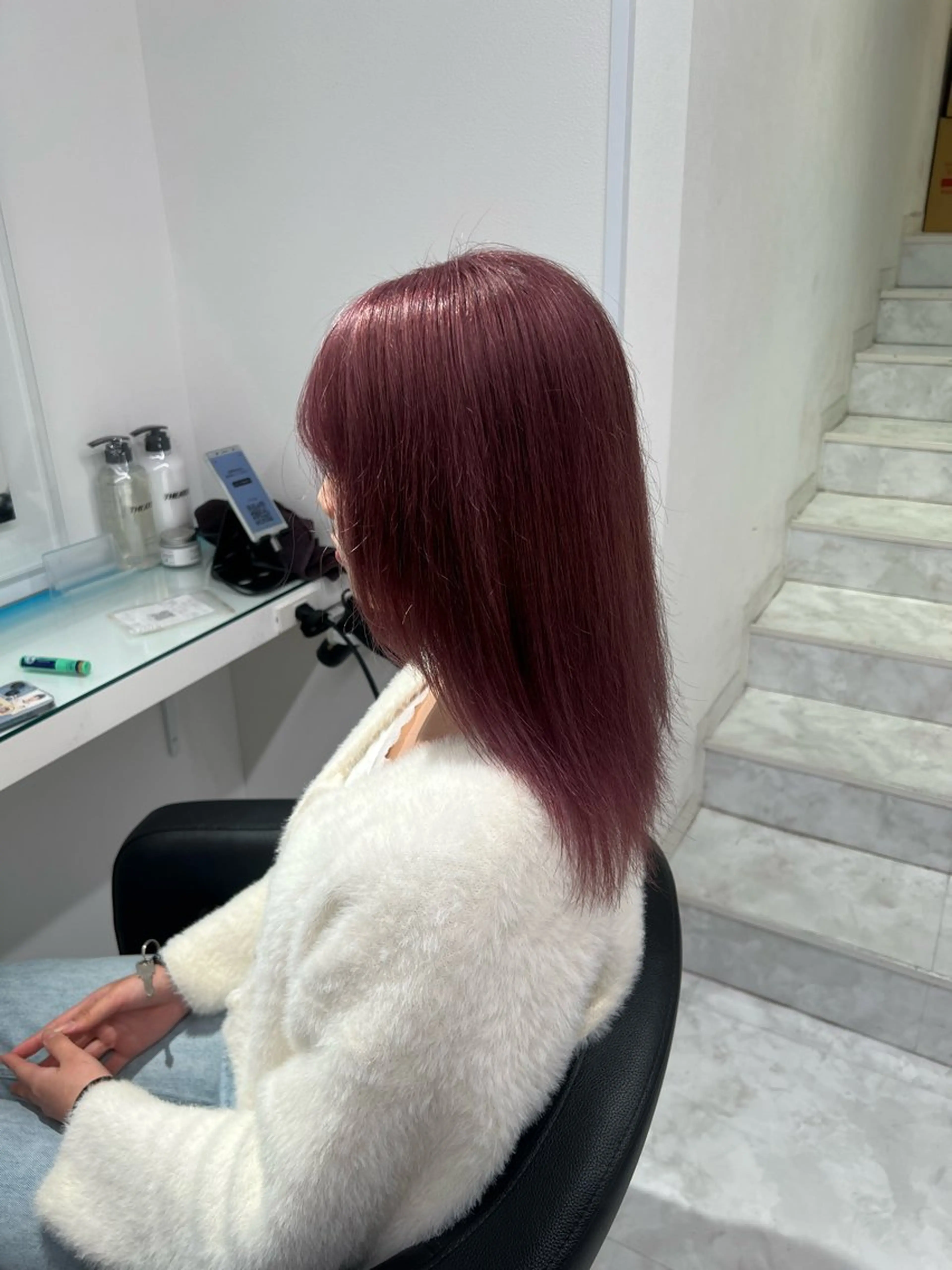 カラー ヘアカラー トリートメント ヘッドスパ ヘアセット ブリーチなし透明感 💗RYOTAのヘアスタイル