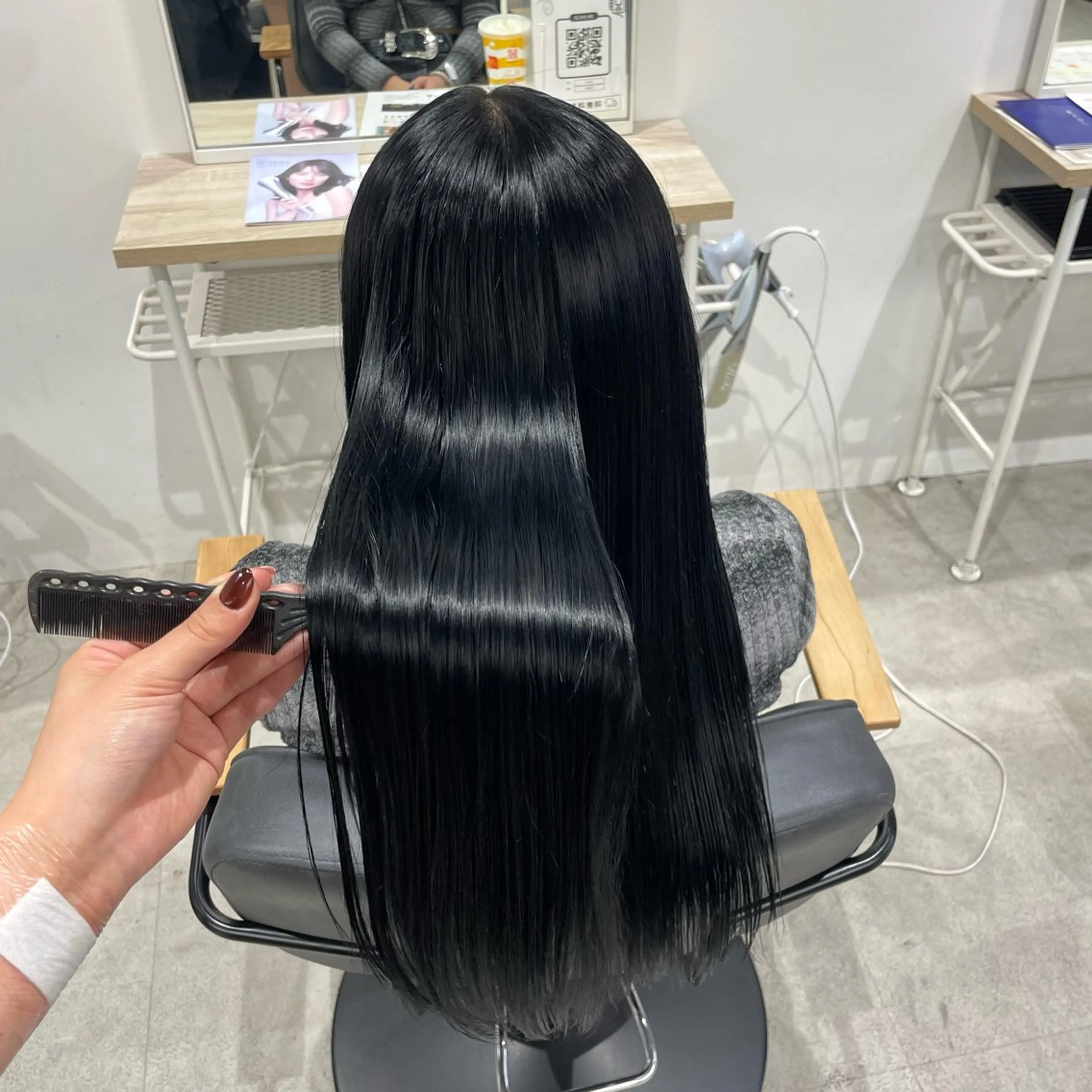 ロング カラー ヘアカラー ななみ.⋆𝜗𝜚 艶カラー/まつパのヘアスタイル