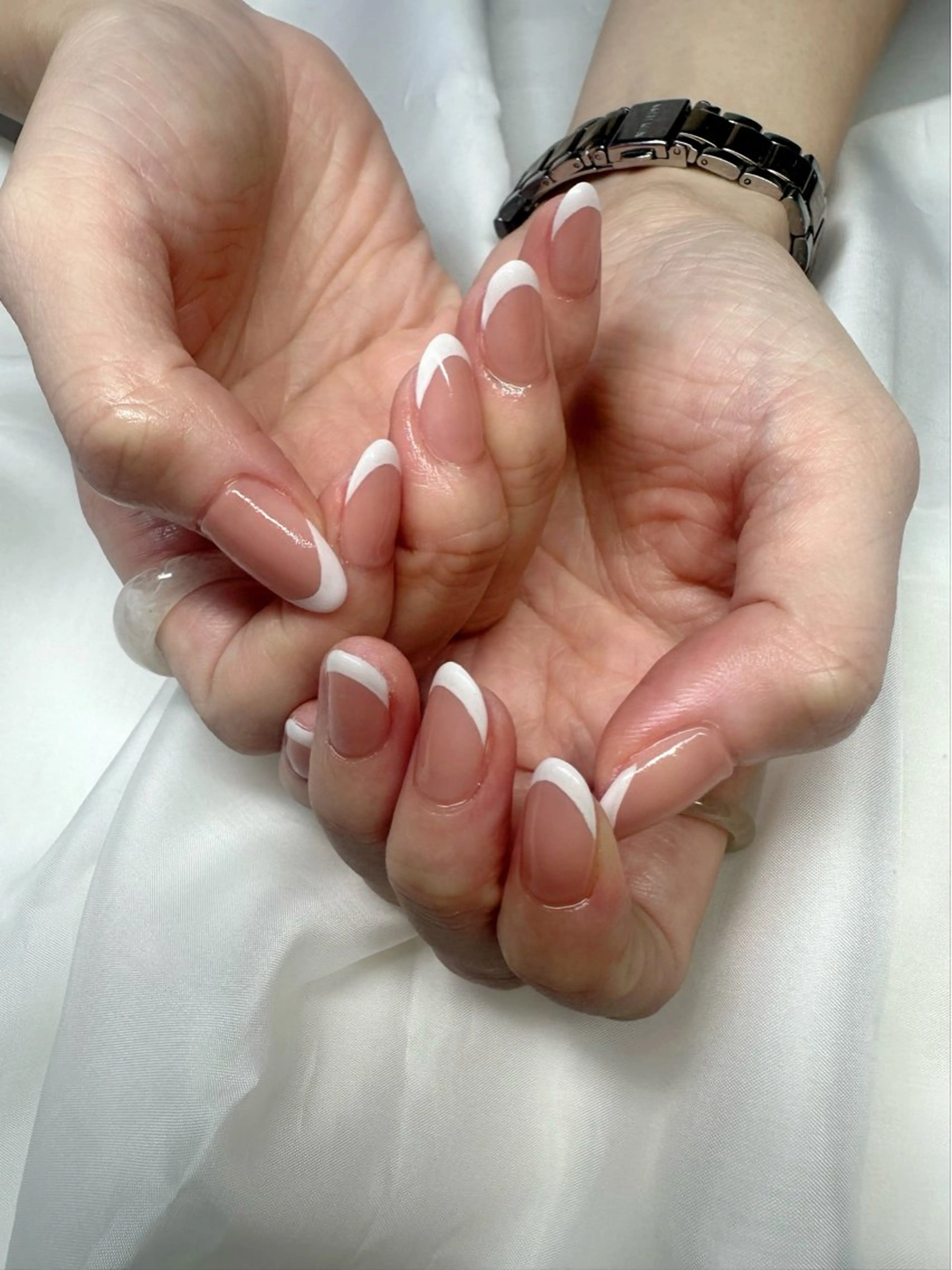 ネイル クリアネイル フレンチネイル 氷ネイル・うるうるネイル 韓国ネイル ニュアンスネイル 🪞KAPE NAIL 🪞のネイルデザイン