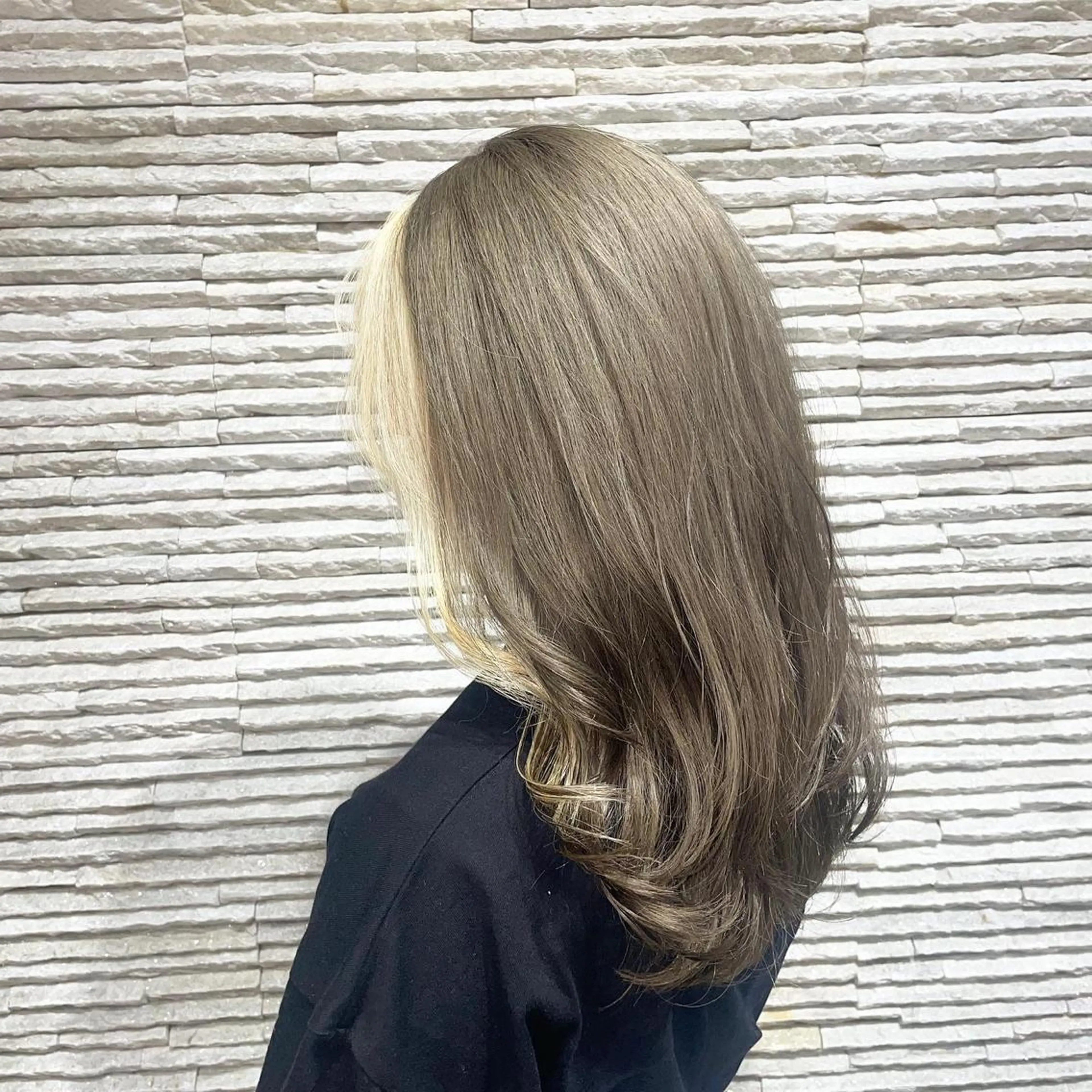 ロング カラー ヘアカラー 嶋田 ゆきのヘアスタイル