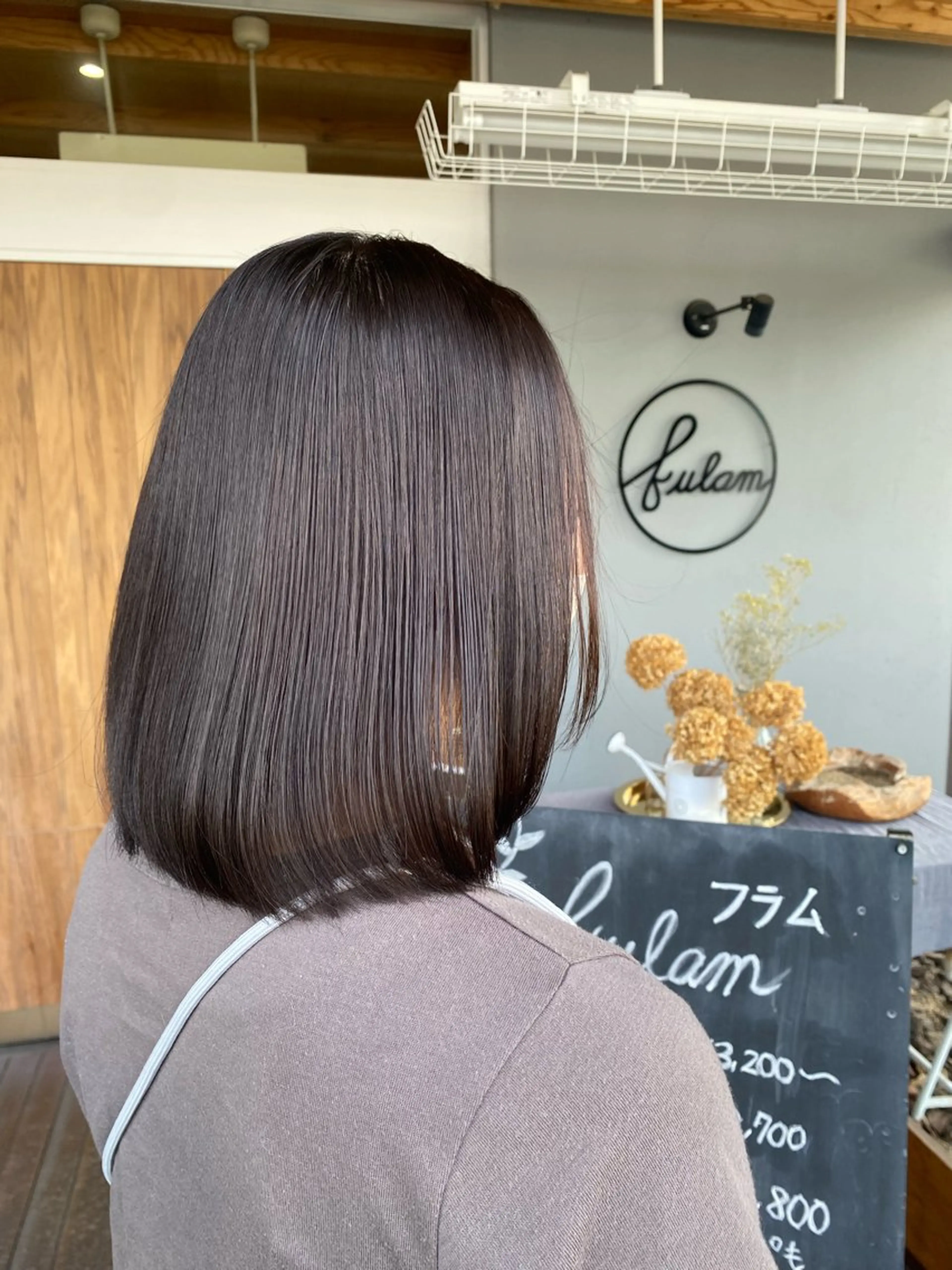 ミディアム パーマ 縮毛矯正 fulam所属・MIKU ／fulamのヘアスタイル