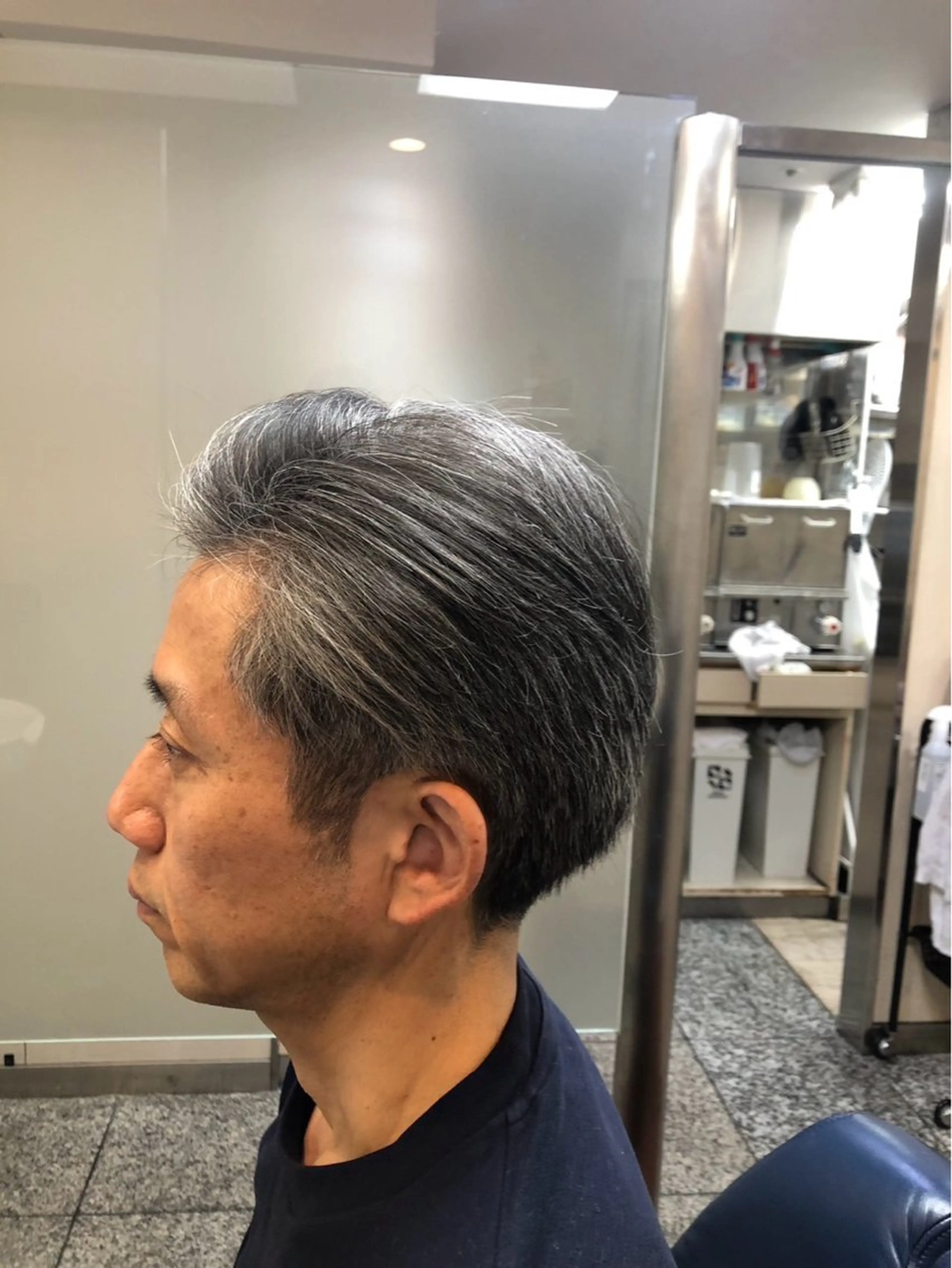 セミロング 銀座マツナガ所属・大平 豪のヘアスタイル