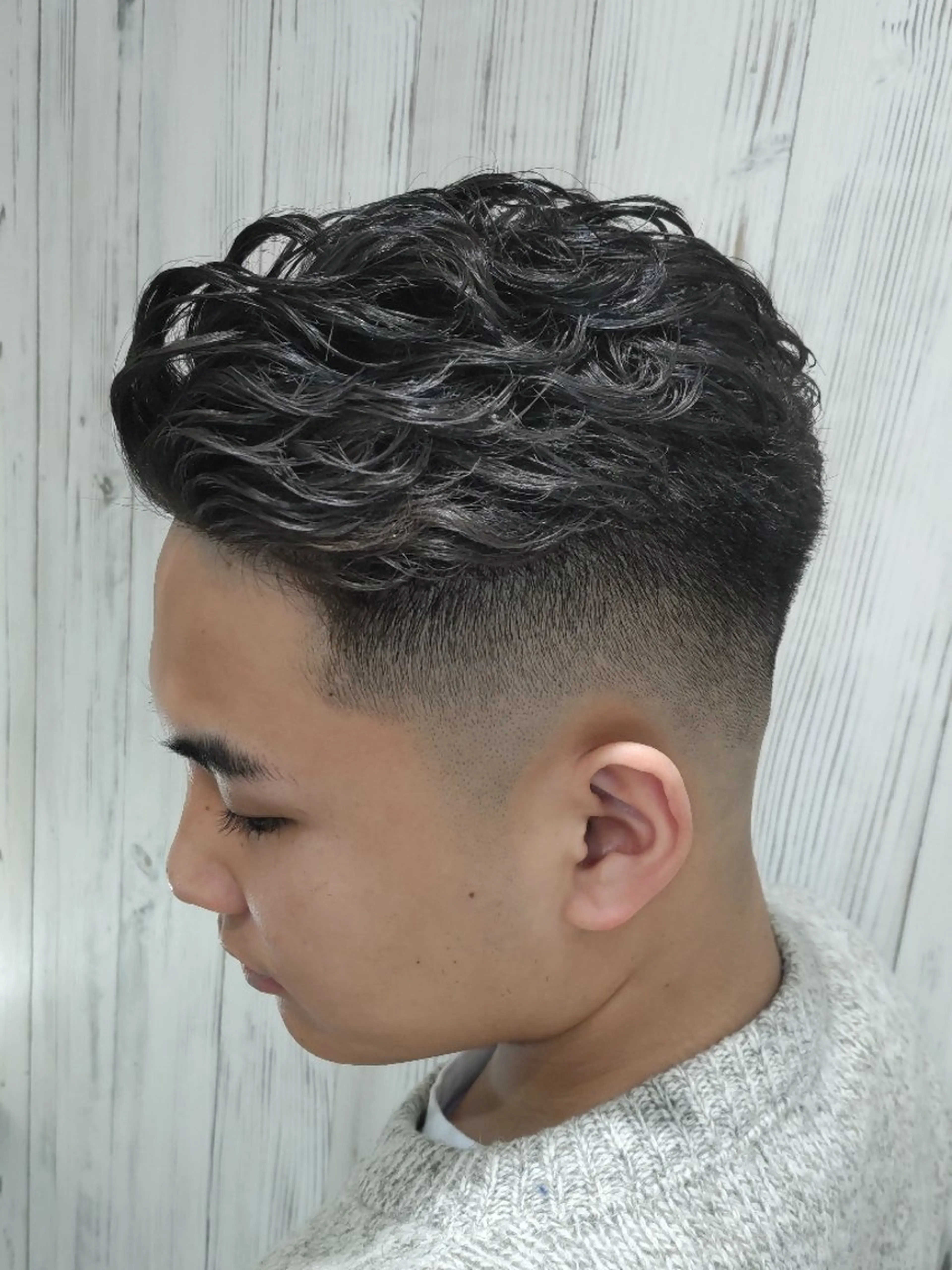 💈メンズ限定💈カット+アイロンパーマ　シェービングも可の写真