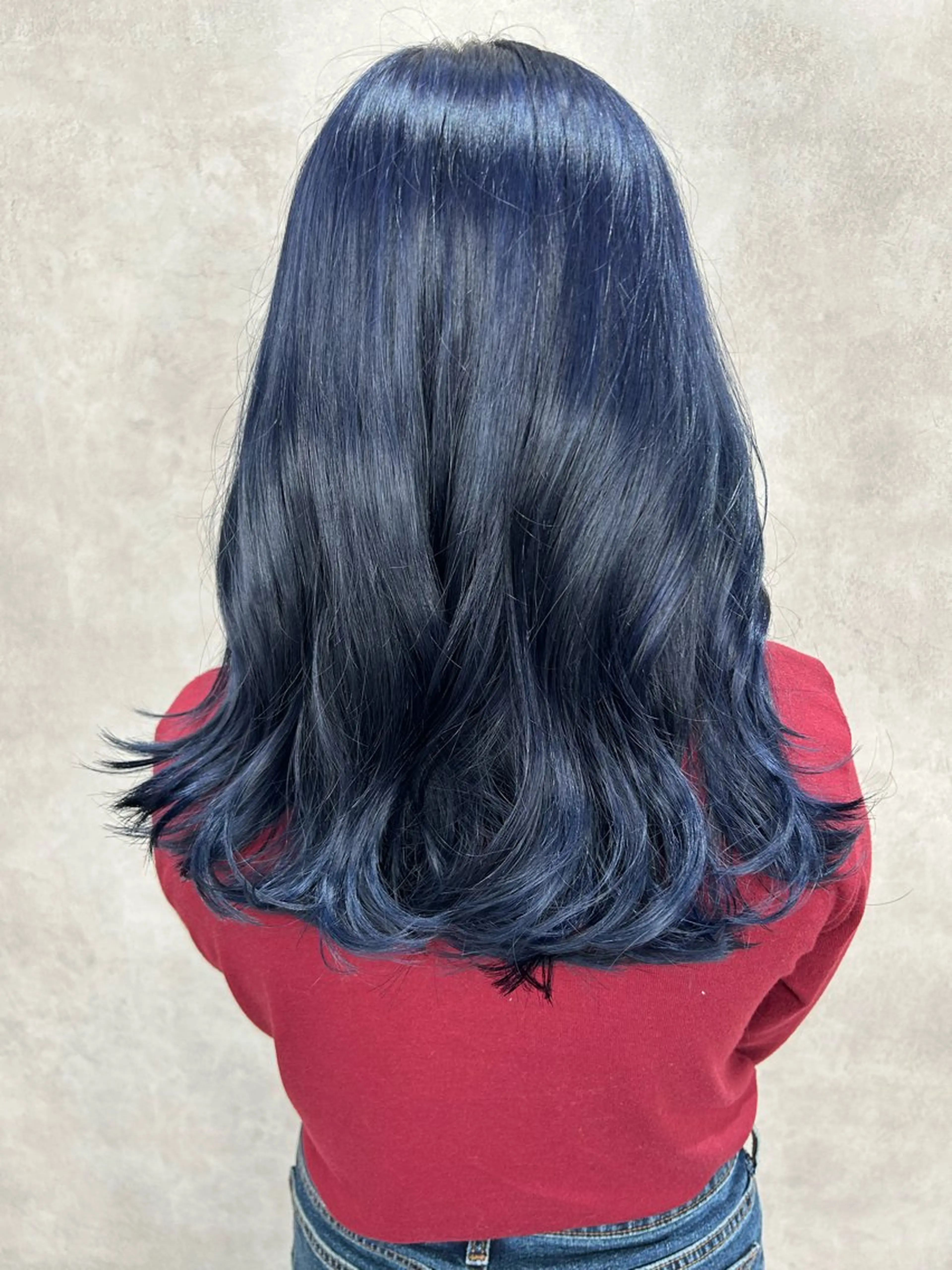 セミロング ヘアカラー LUNON/田河優花 /デザインカラーのヘアスタイル