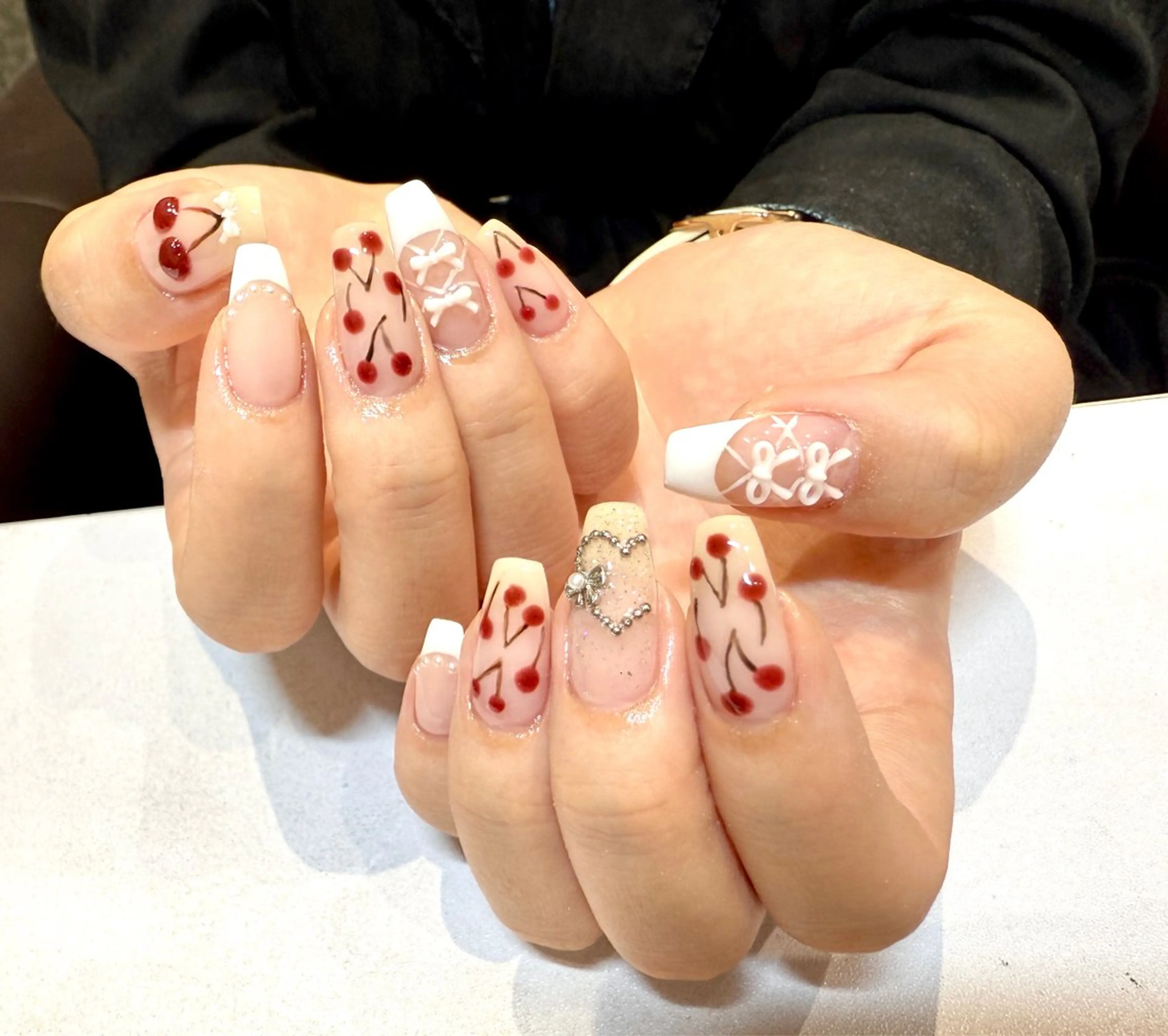 ネイル ロングネイル ハンドネイル ハンドケア Art Hanabi所属・Art Hanabi ミリのネイルデザイン