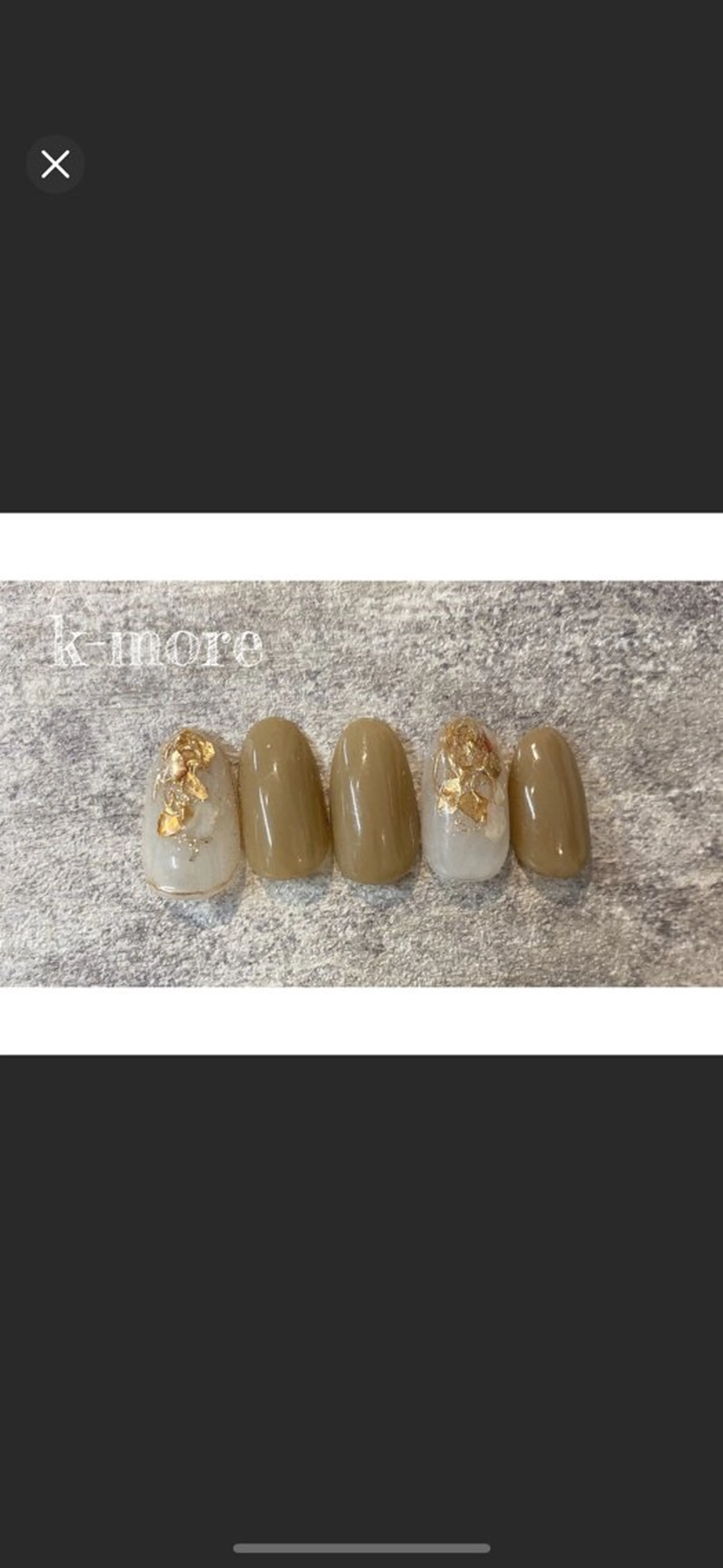 ミディアム K-more（ケーモア）知立店所属・K-more知立店 まなみのネイルデザイン