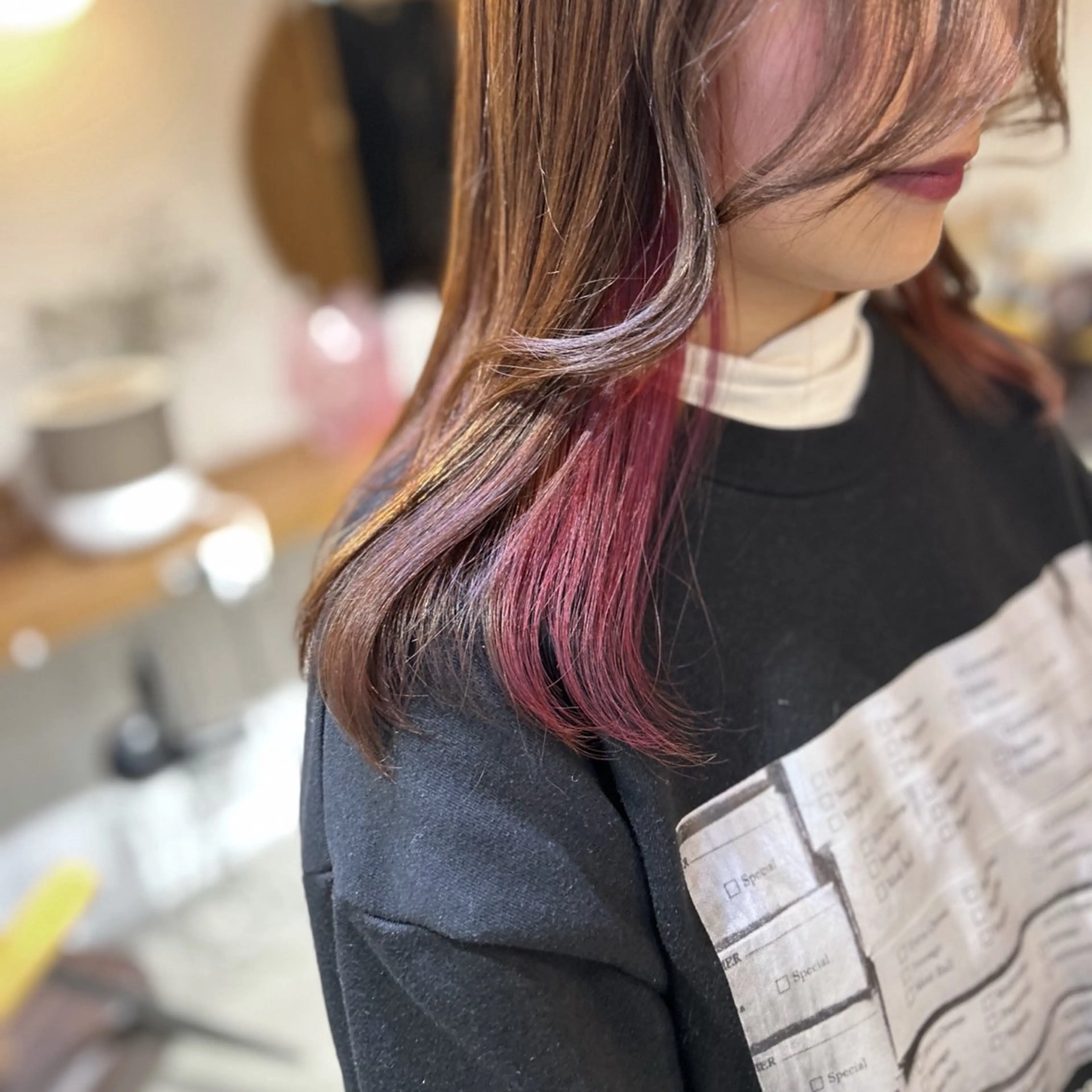 カラー カット ヘアカラー トリートメント Miku 🦔 / ヘアセットのヘアスタイル