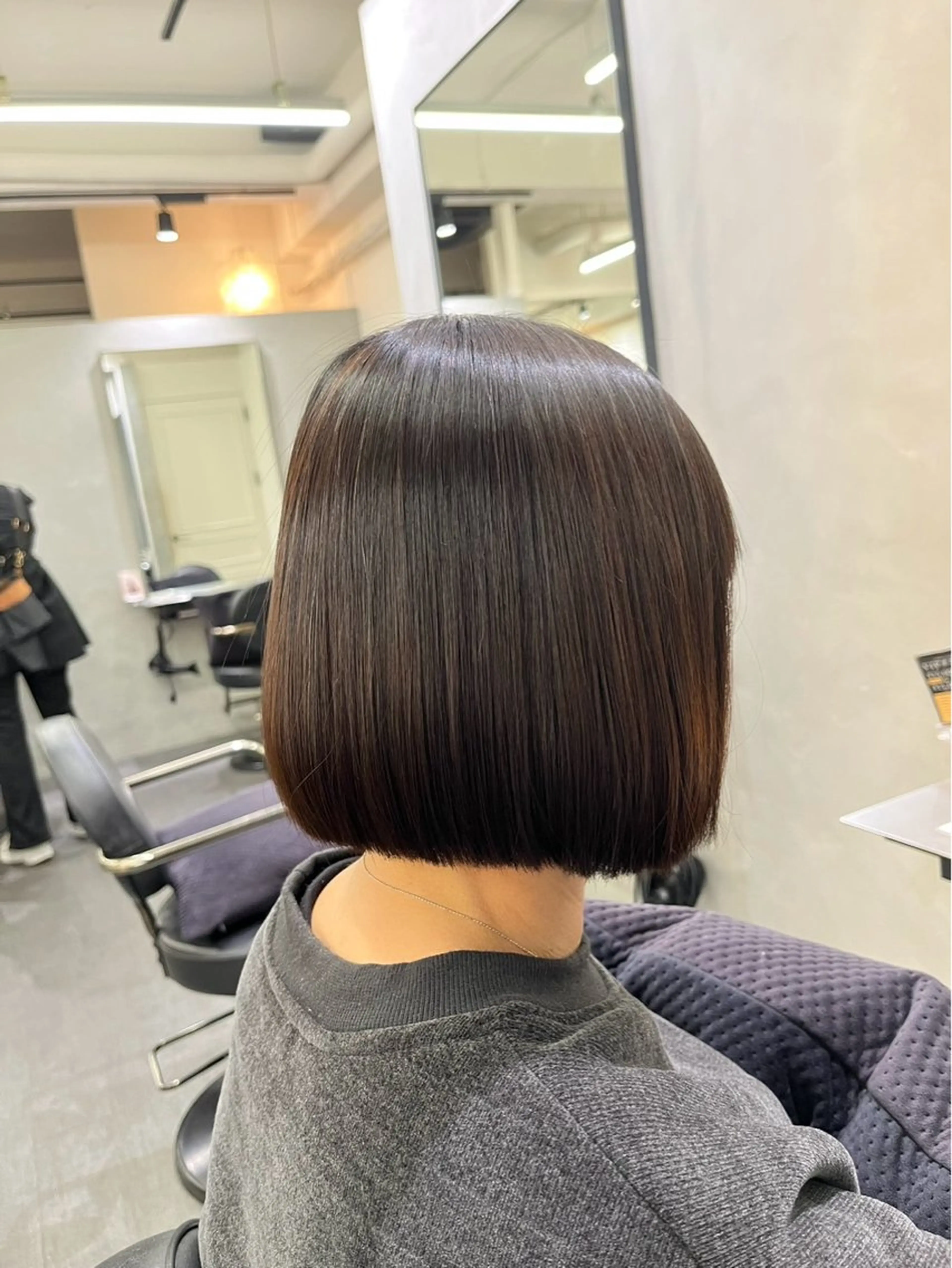 ショート 縮毛矯正 belta by artefice所属・梅田 かれんのヘアスタイル