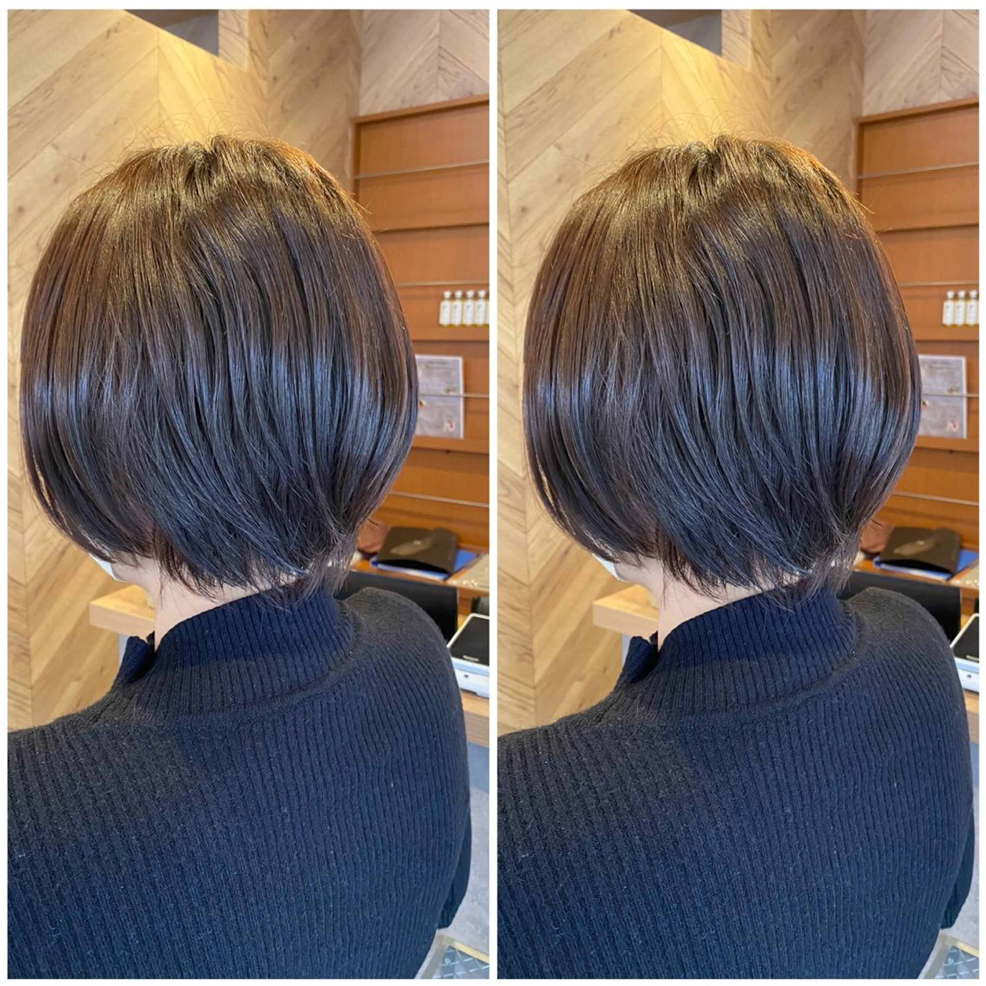 ショート カット ヘアカラー トリートメント TELA HAIRのヘアスタイル