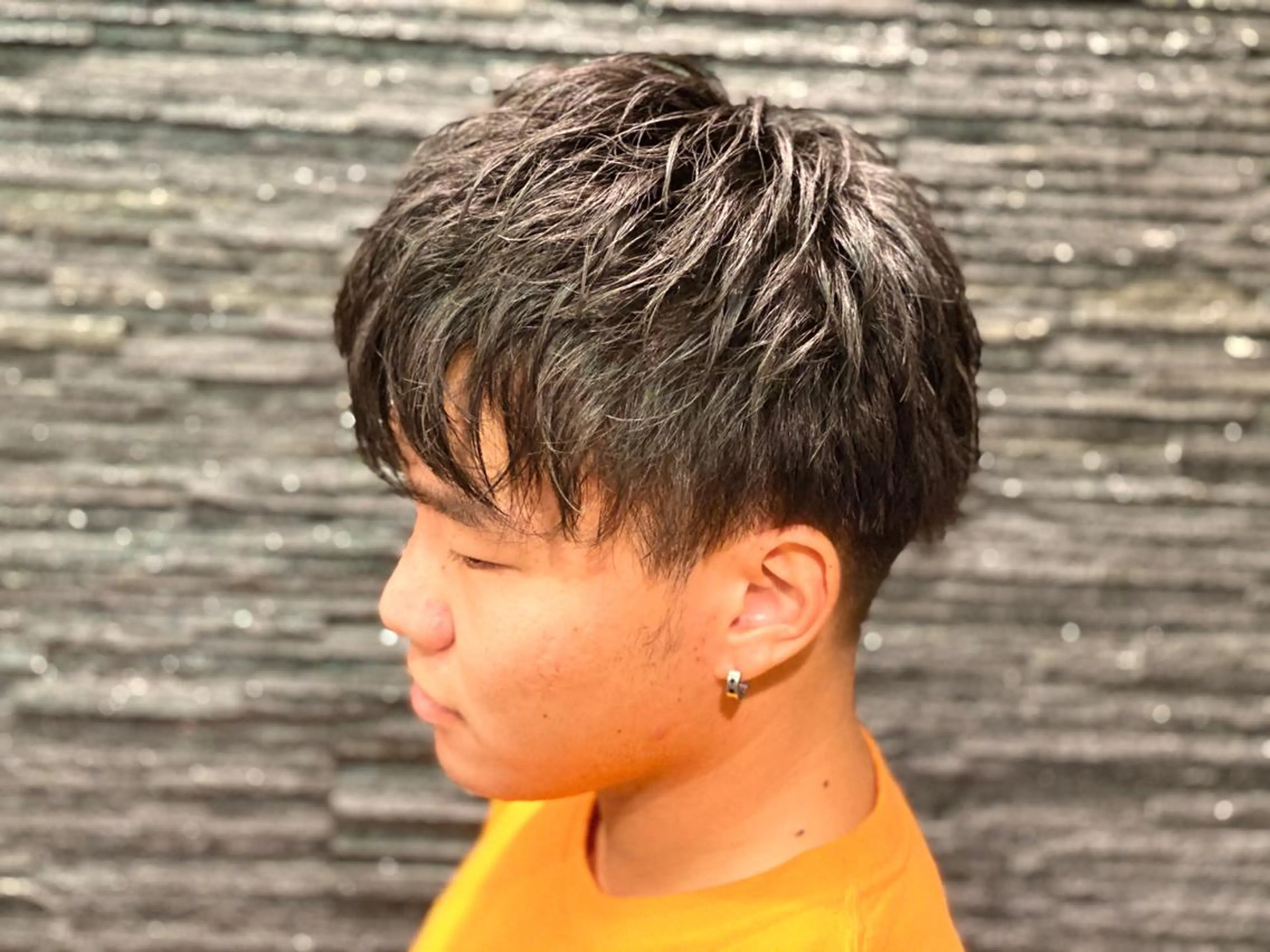 ミディアム メンズ HIRO GINZA 池袋東口店所属・林田 龍明のヘアスタイル