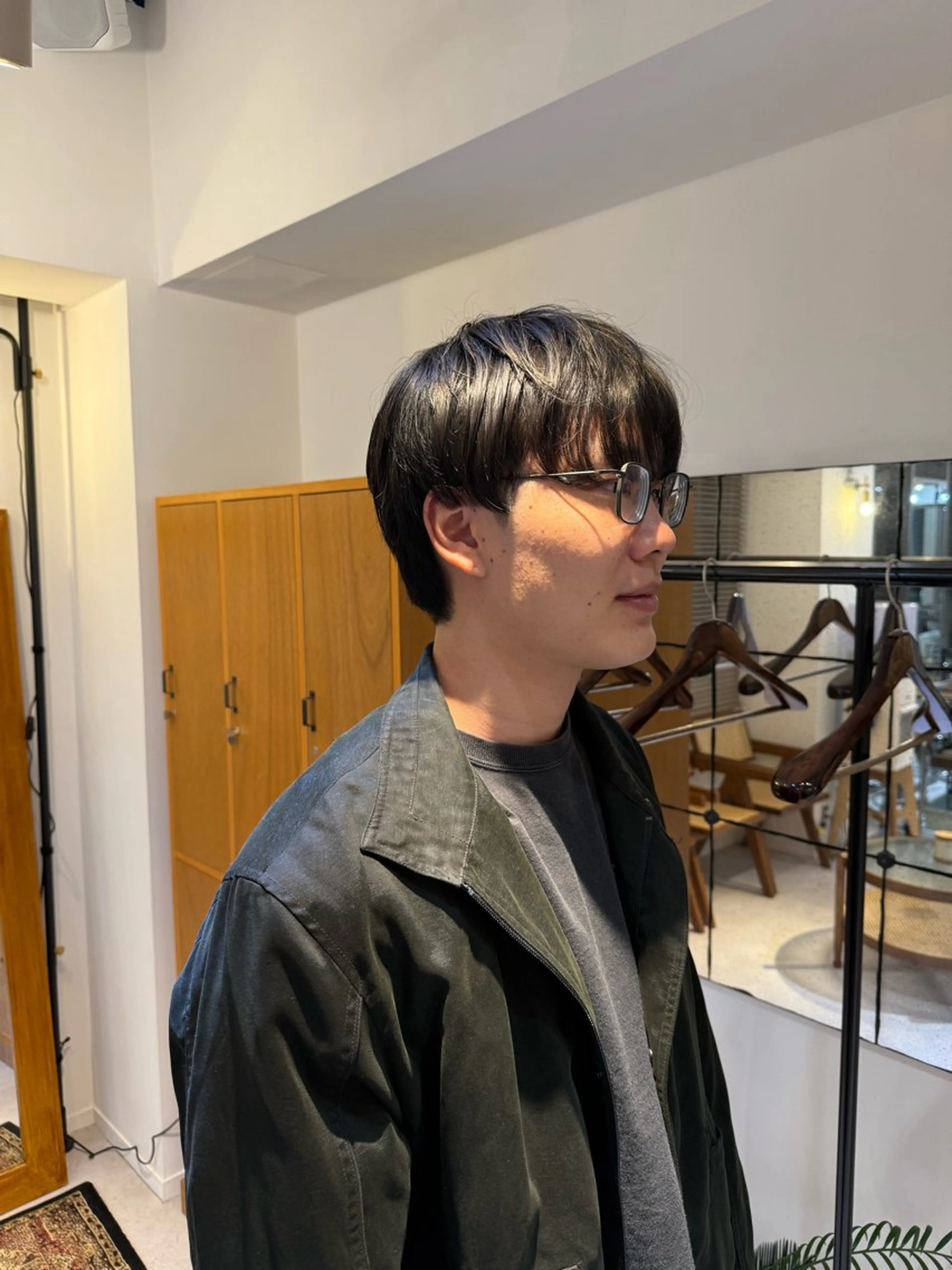 ショート メンズ マッシュ 二村 洸太朗のヘアスタイル