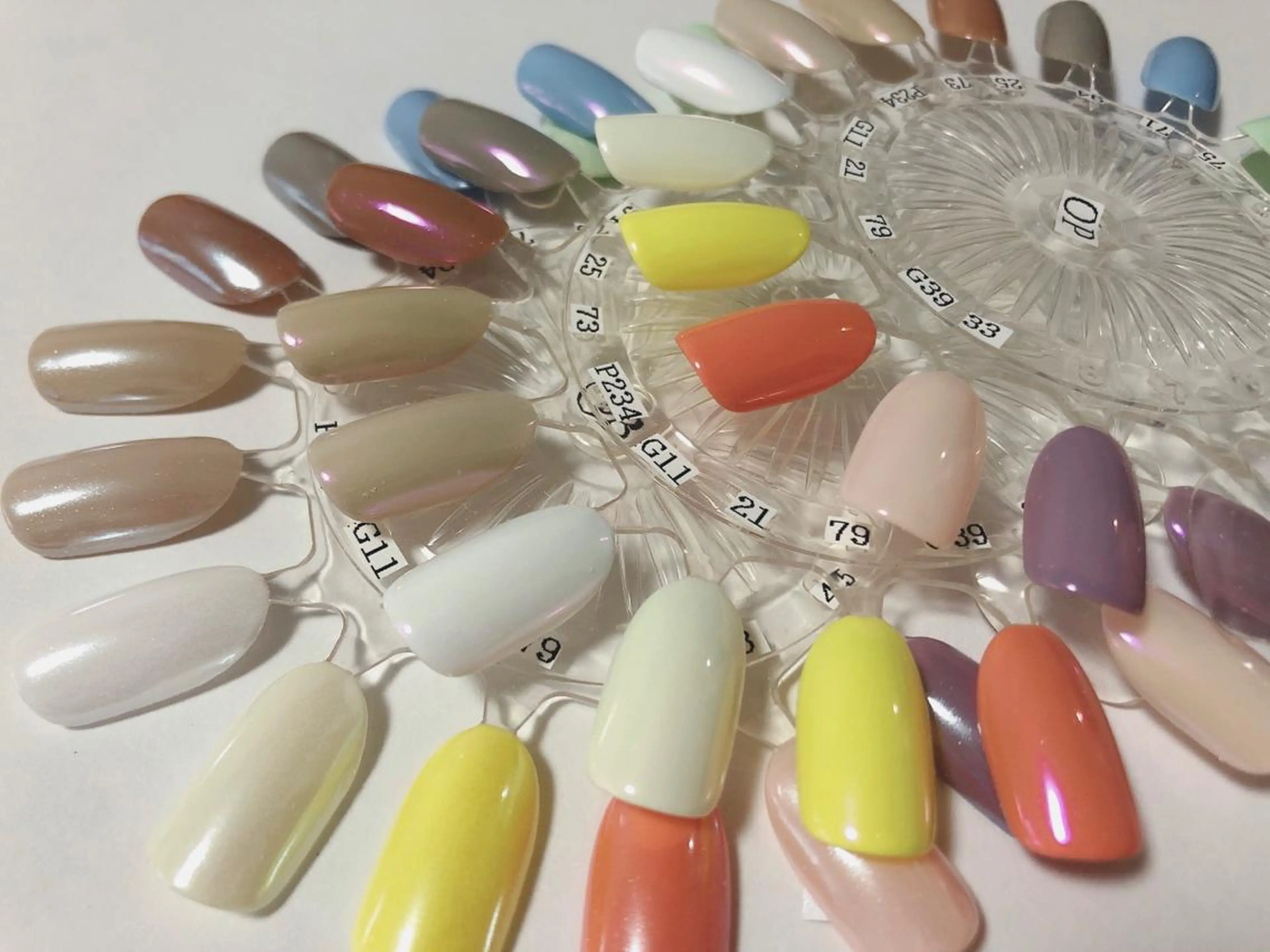 ネイル オーロラネイル ハンドネイル Mogu nail 二子玉川のネイルデザイン