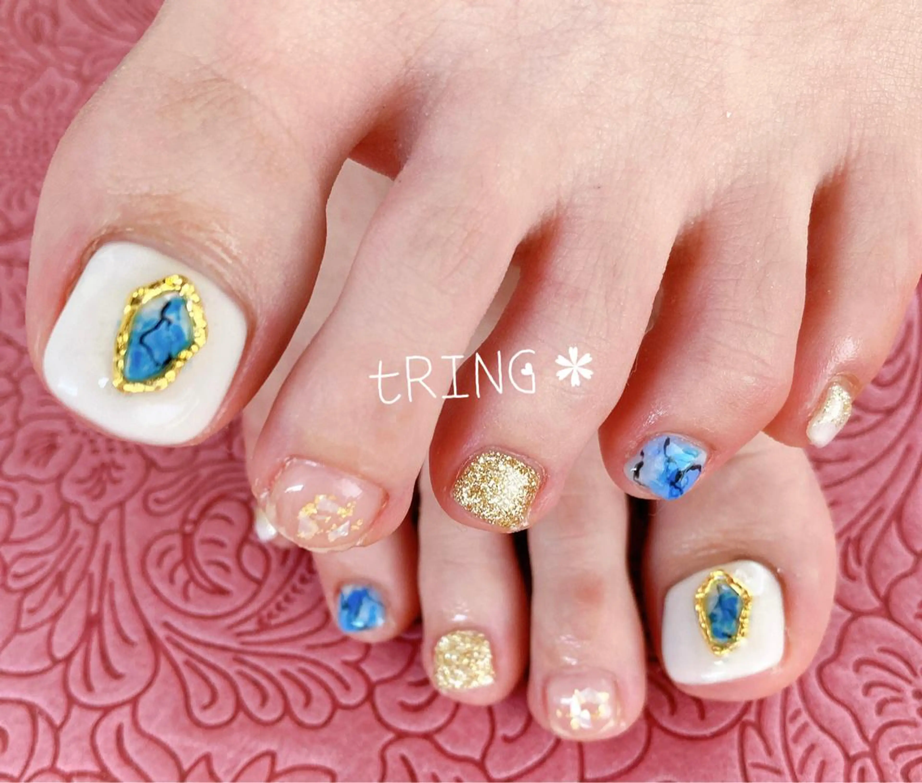 ネイル フットネイル tRING＊ しいの木台のネイルデザイン