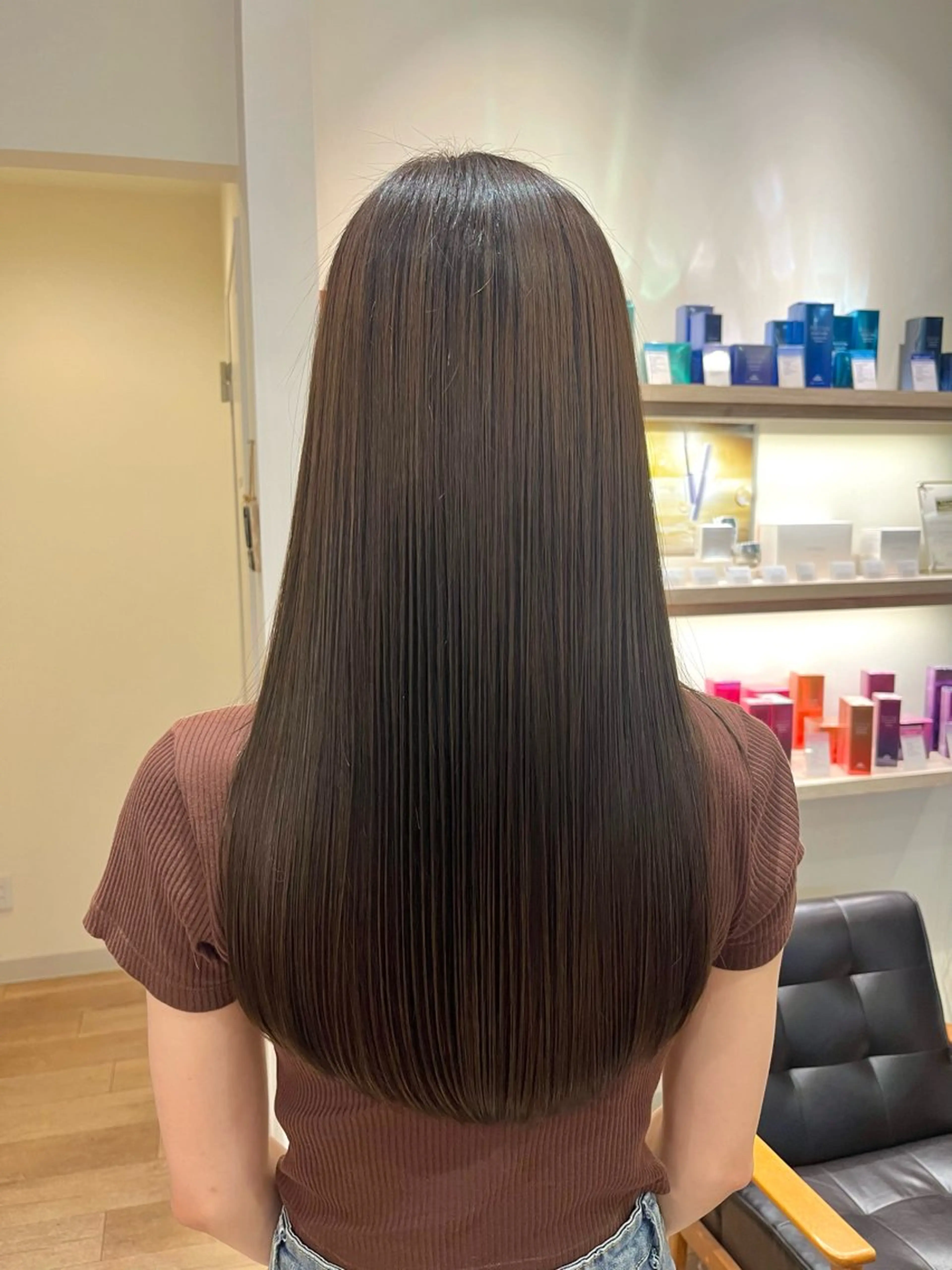 セミロング カラー ヘアカラー トリートメント セジールヘアメゾン所属・韓国レイヤー/透明感 カラー🐈曾根高のヘアスタイル