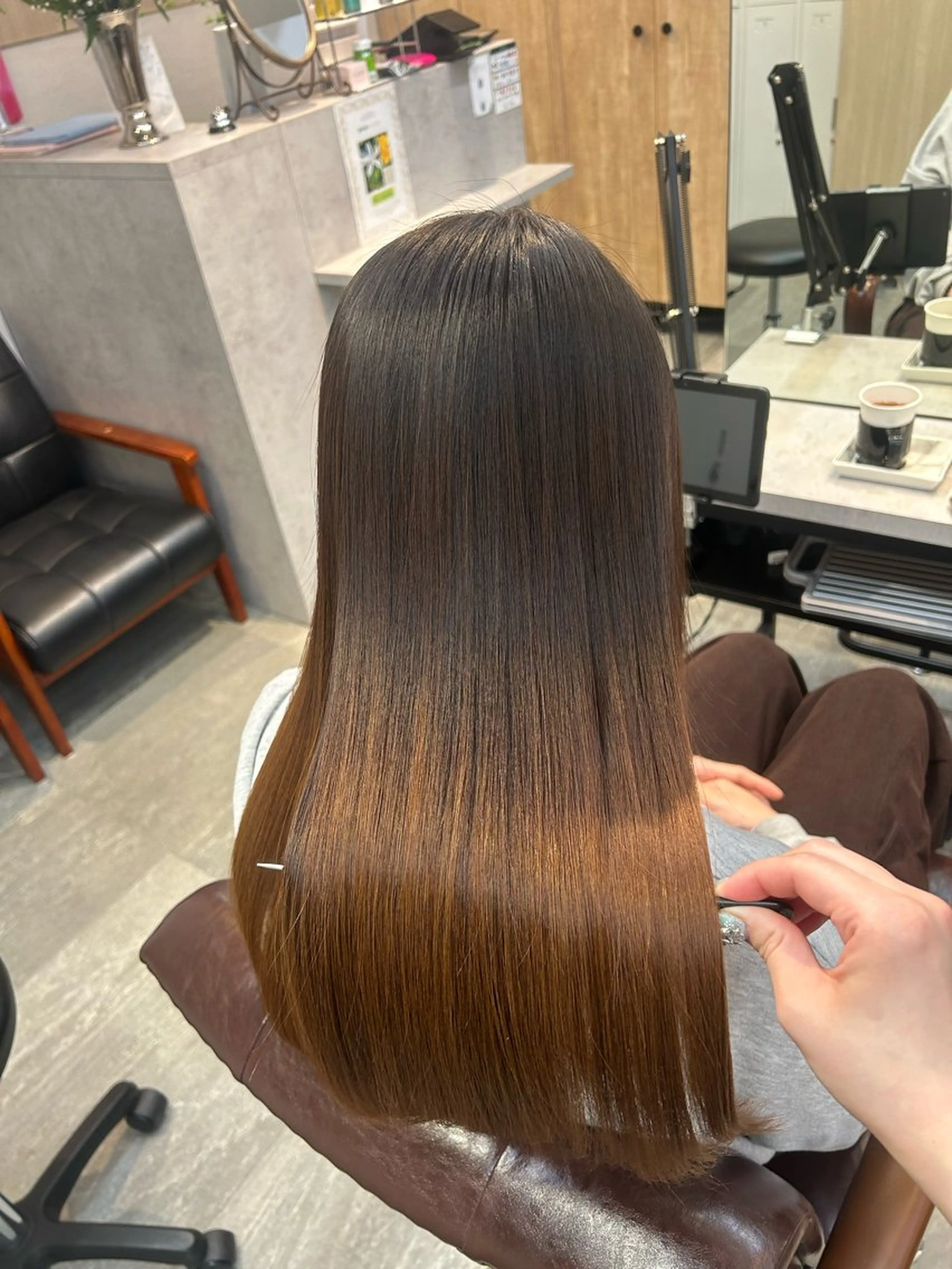 ロング カット トリートメント 愛されハイトーン 🍓YURINAのヘアスタイル