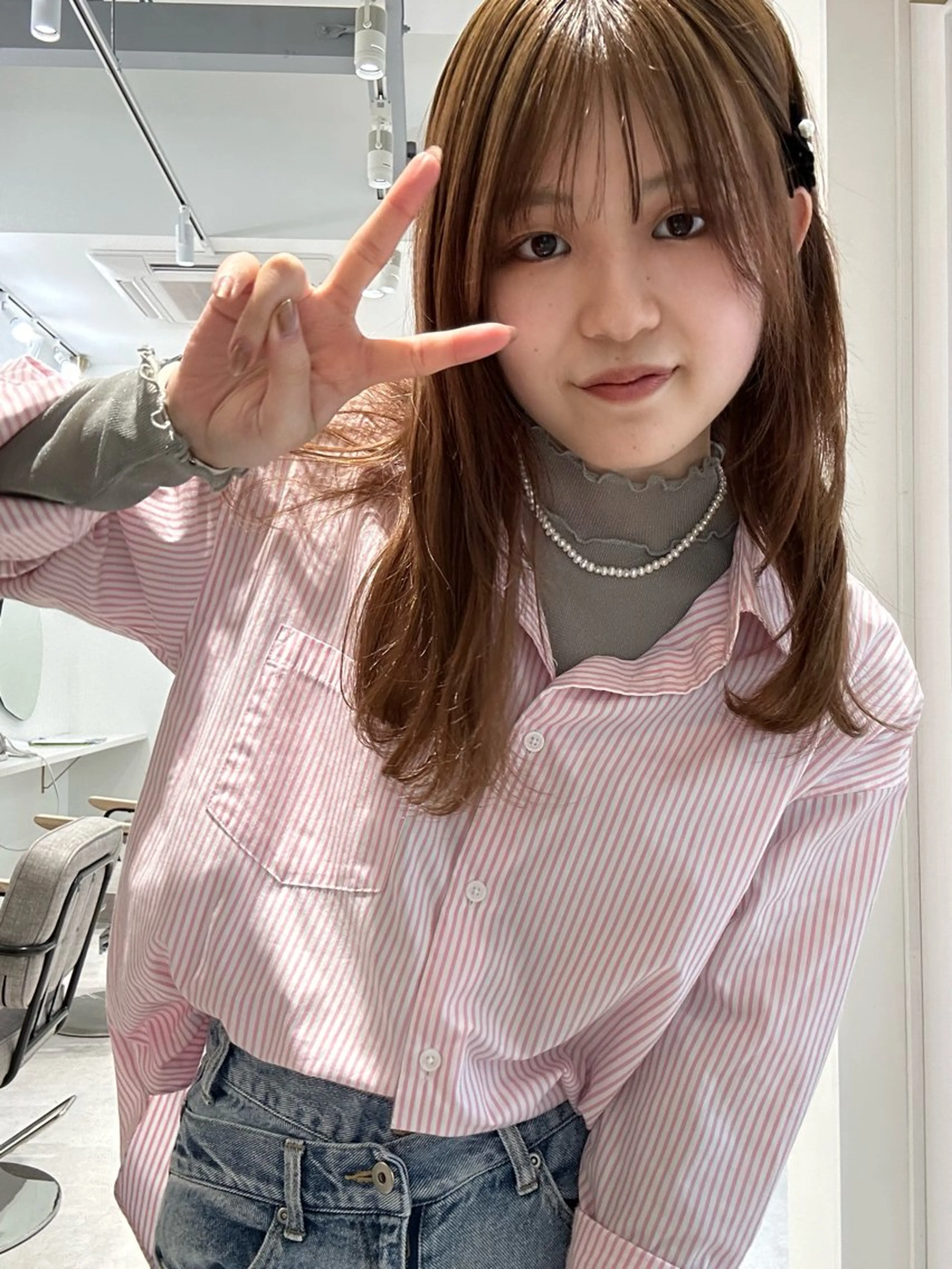 ロング カラー ヘアアレンジ チアキ ジュリのヘアスタイル