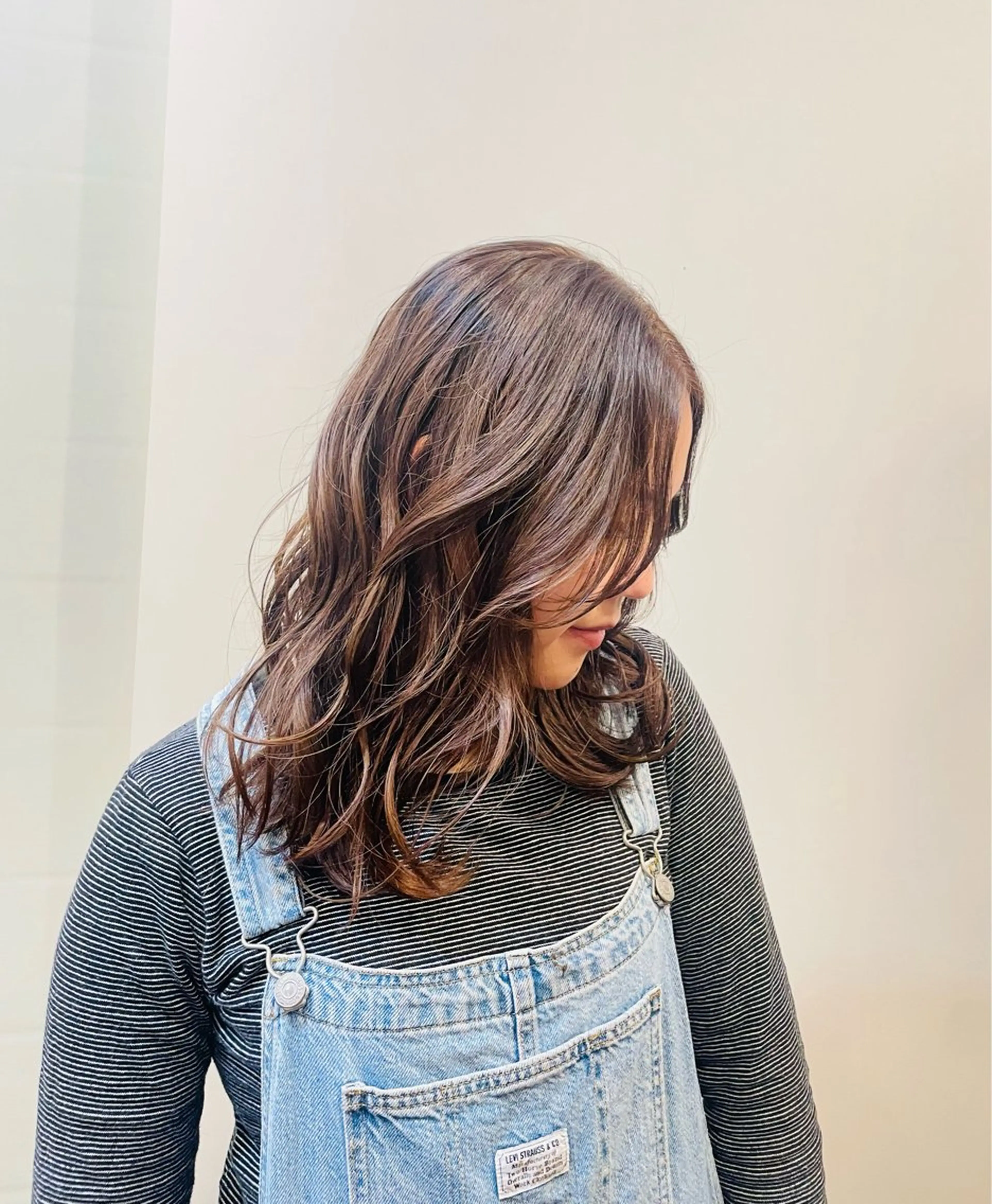 ミディアム 白髪ケア  BAUM まやのヘアスタイル