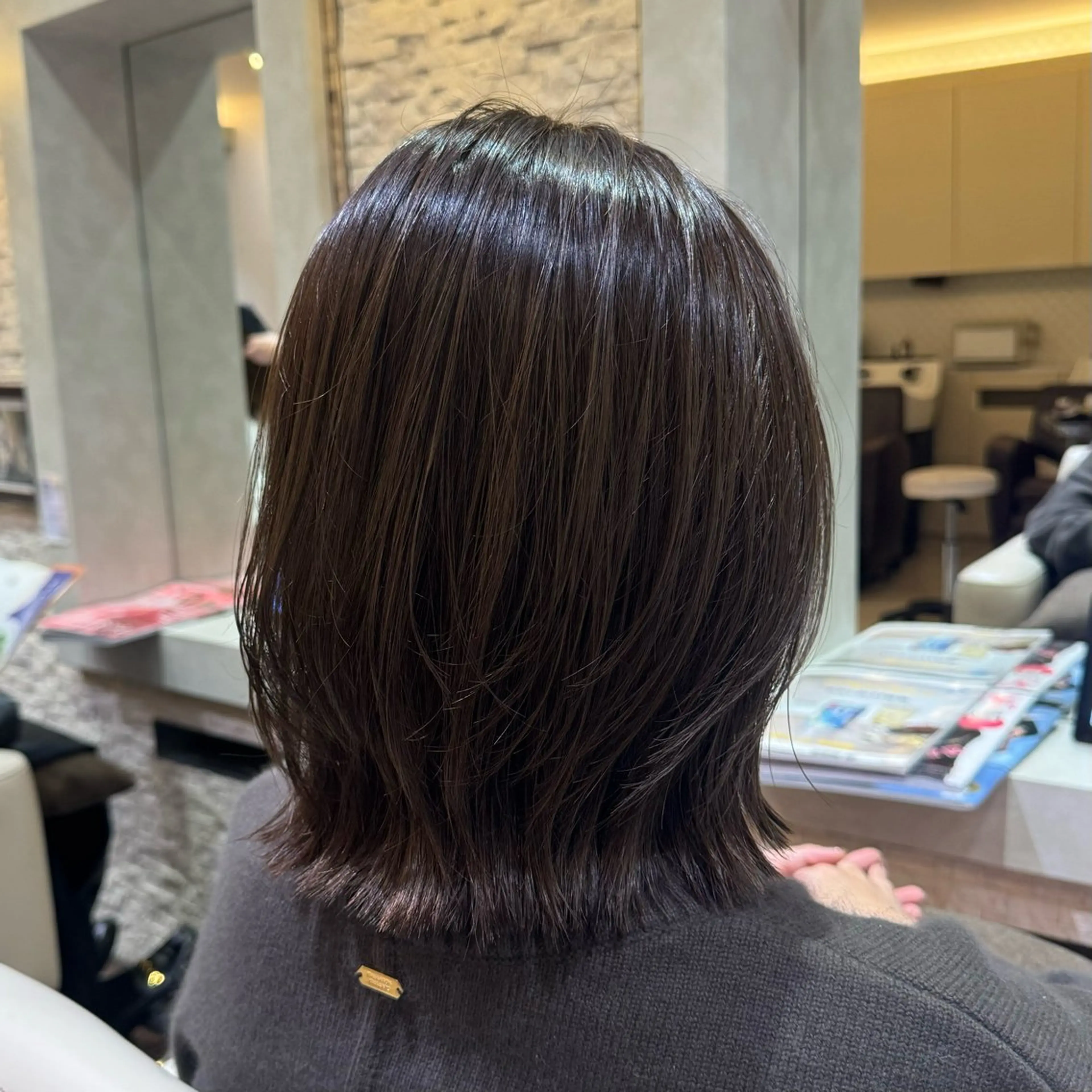 ミディアム レイヤーカット 💎五十嵐 千夏💎のヘアスタイル