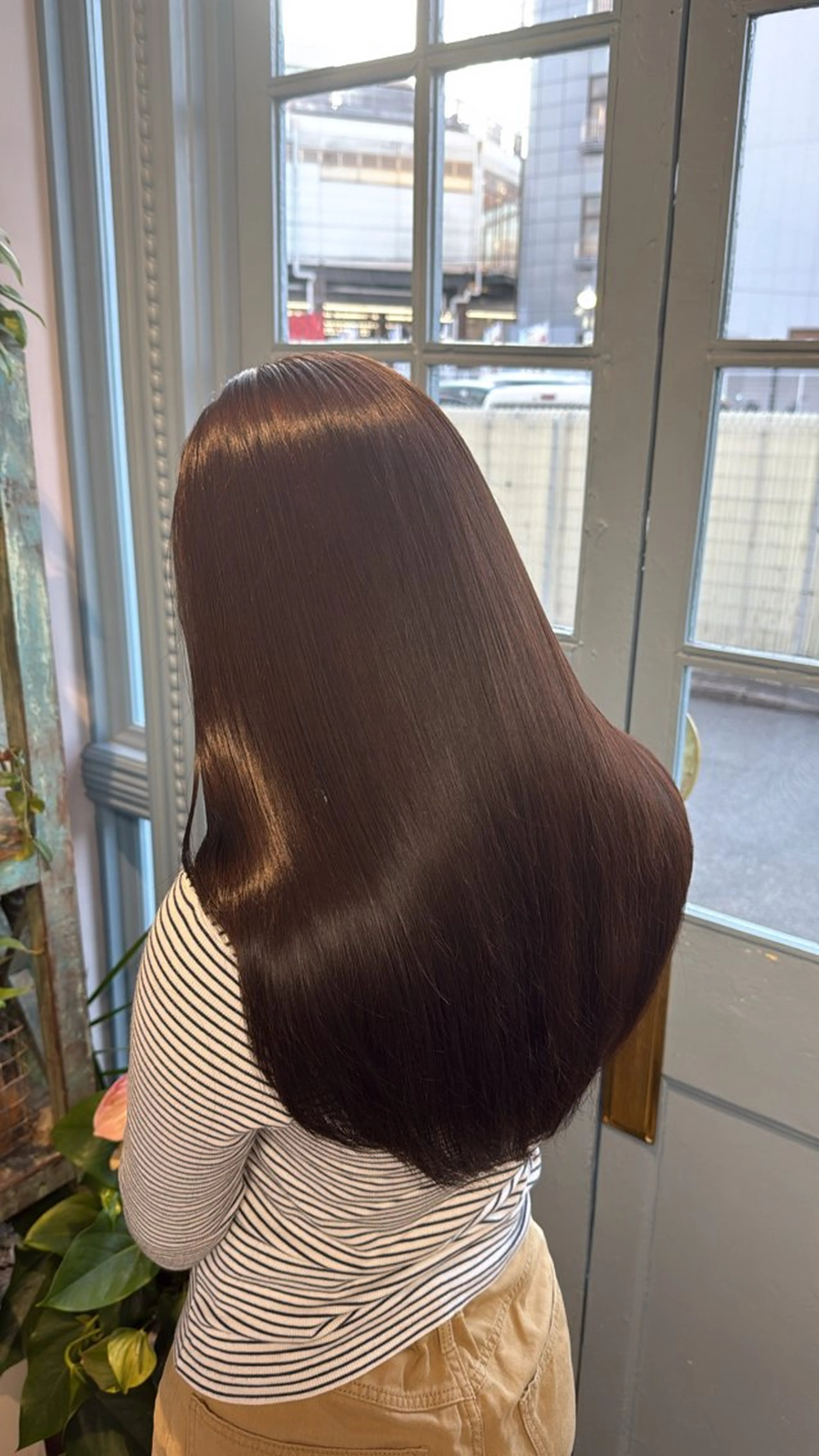 ロング カラー カット ヘアカラー トリートメント Sakura .のヘアスタイル