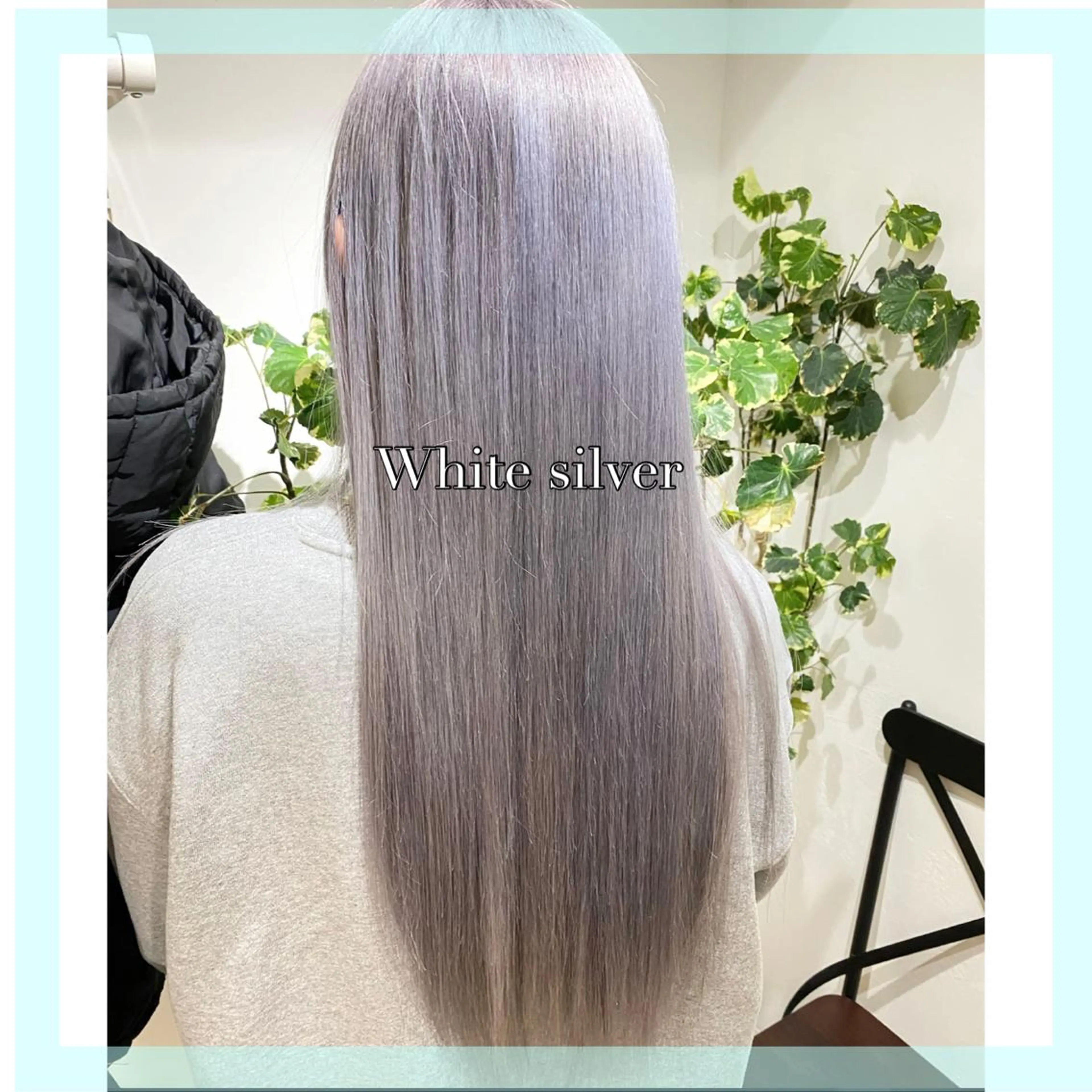 ロング 透明感カラー✨ 酸性ストレート特化のヘアスタイル