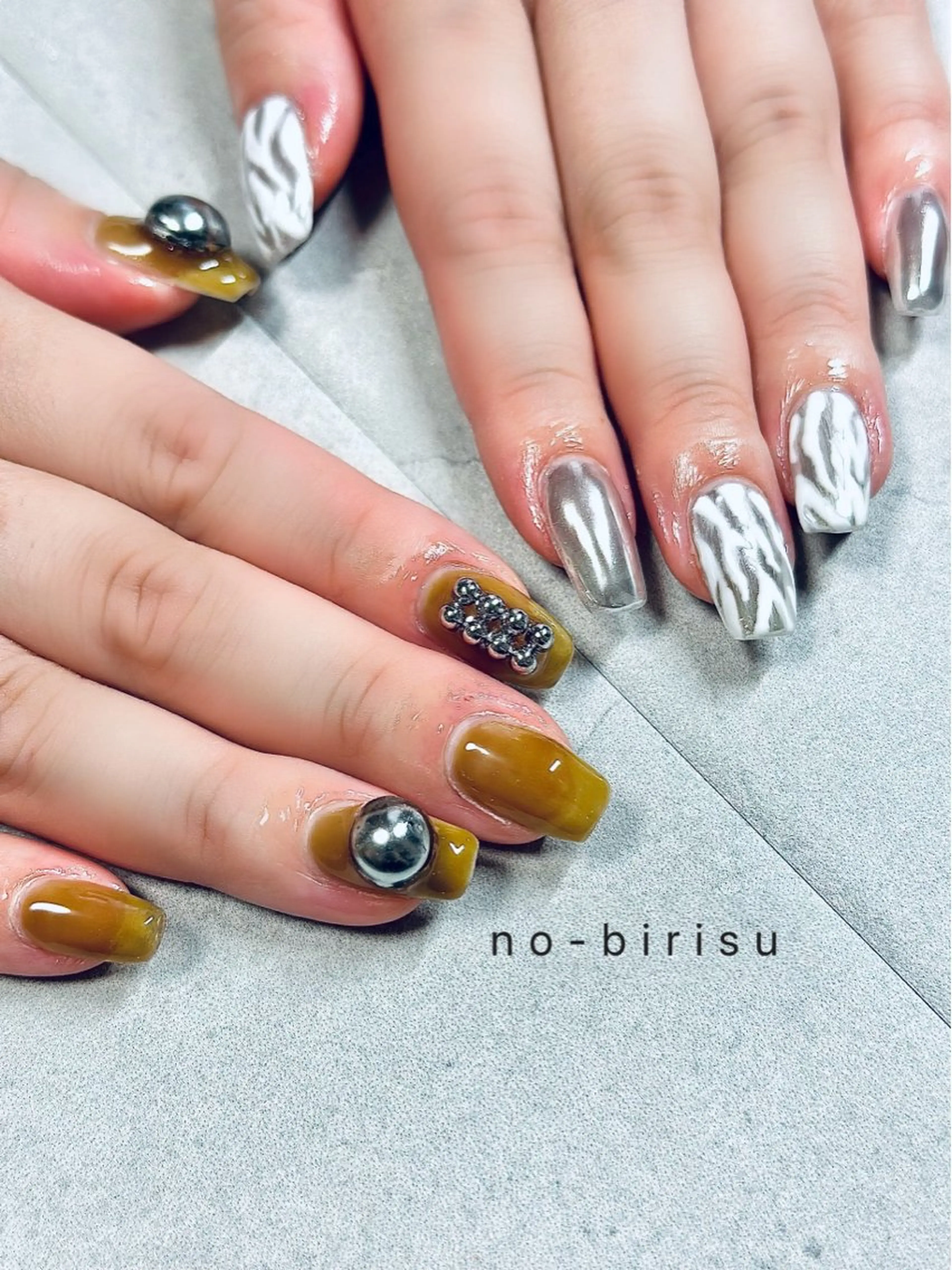 ネイル ハンドネイル no-birisu nailのネイルデザイン