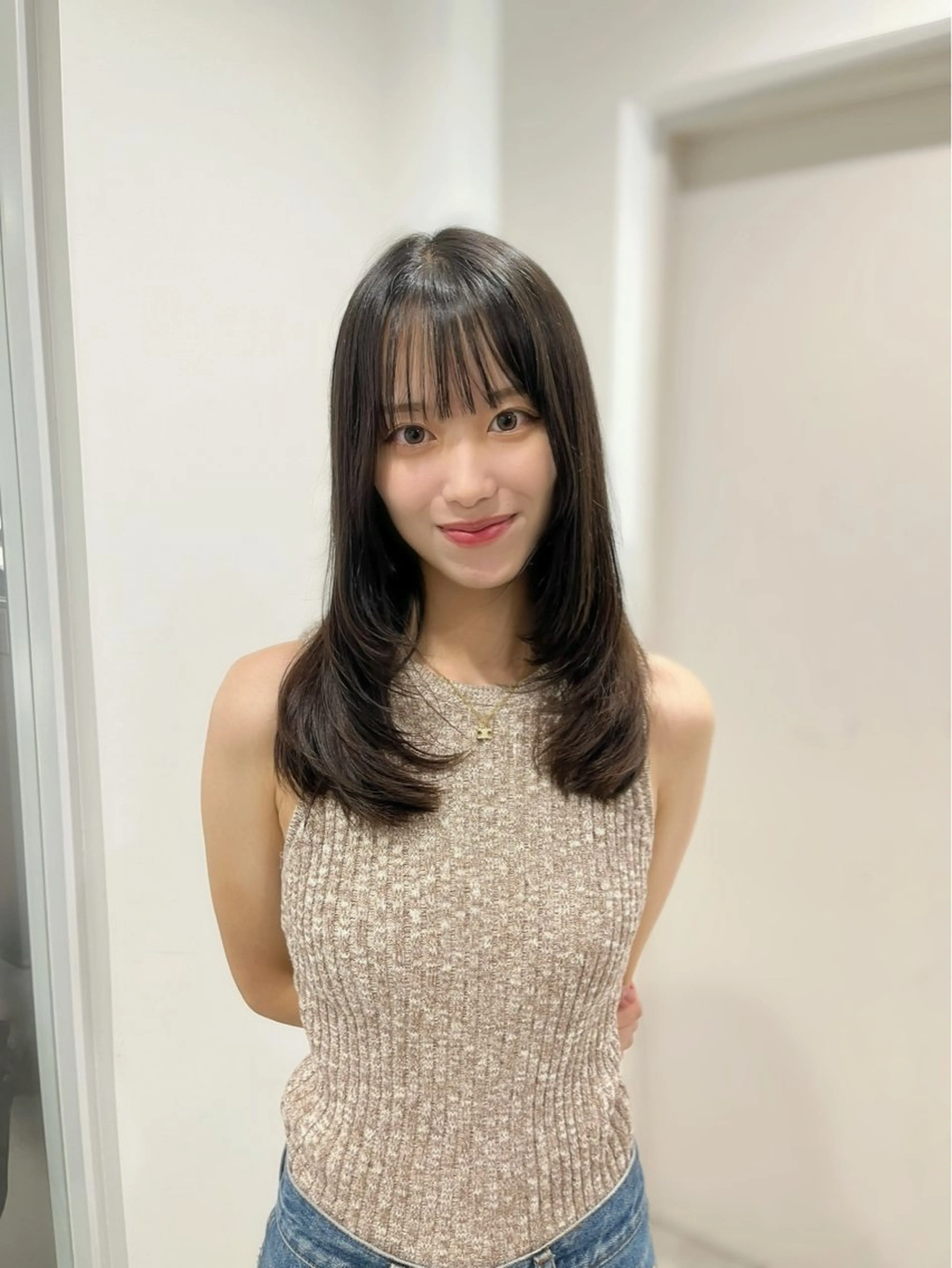 ミディアム モテヘア/グレージュ /ボブ/前原汐🎐のヘアスタイル