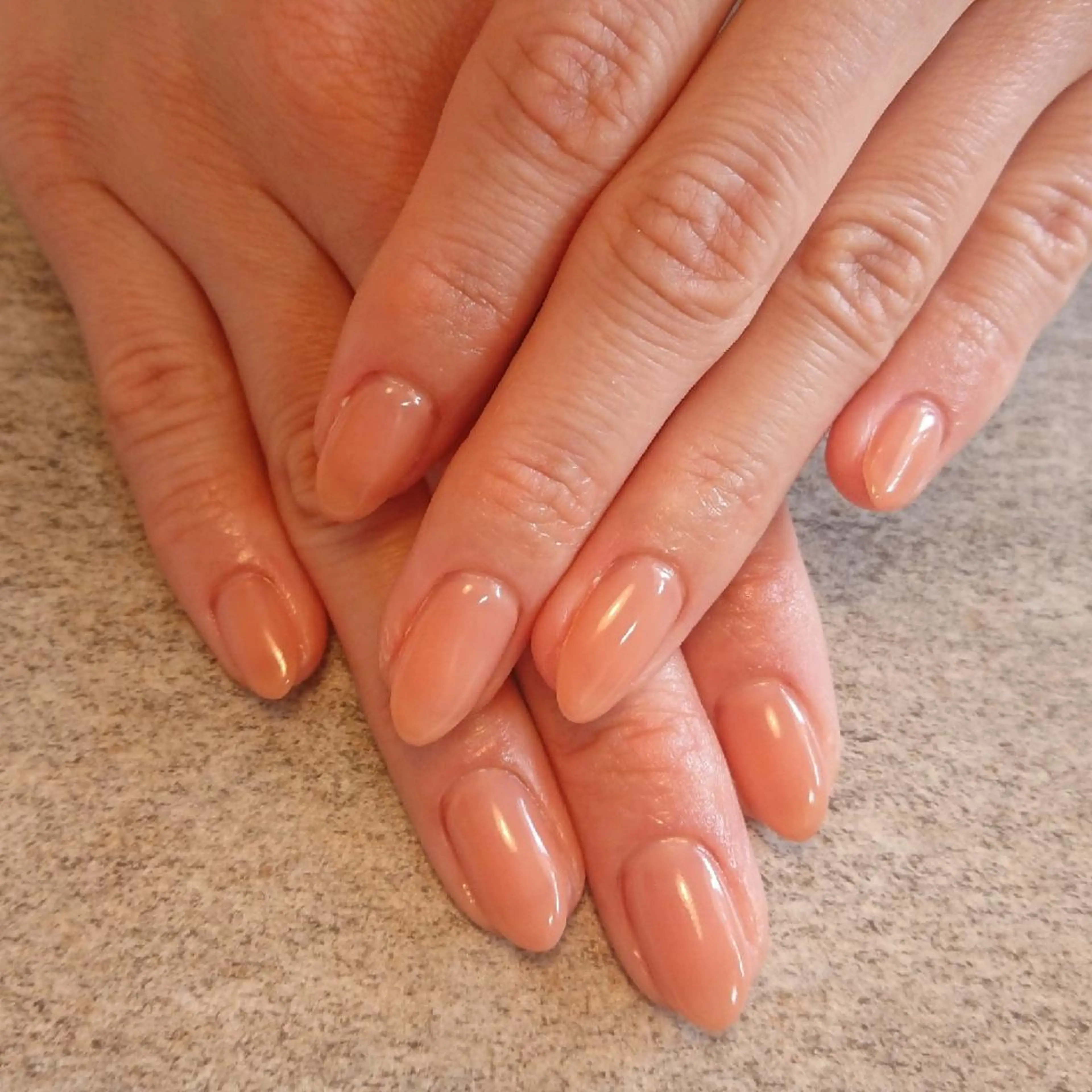 ネイル ワンカラーネイル ジェヌインネイル 河内のネイルデザイン