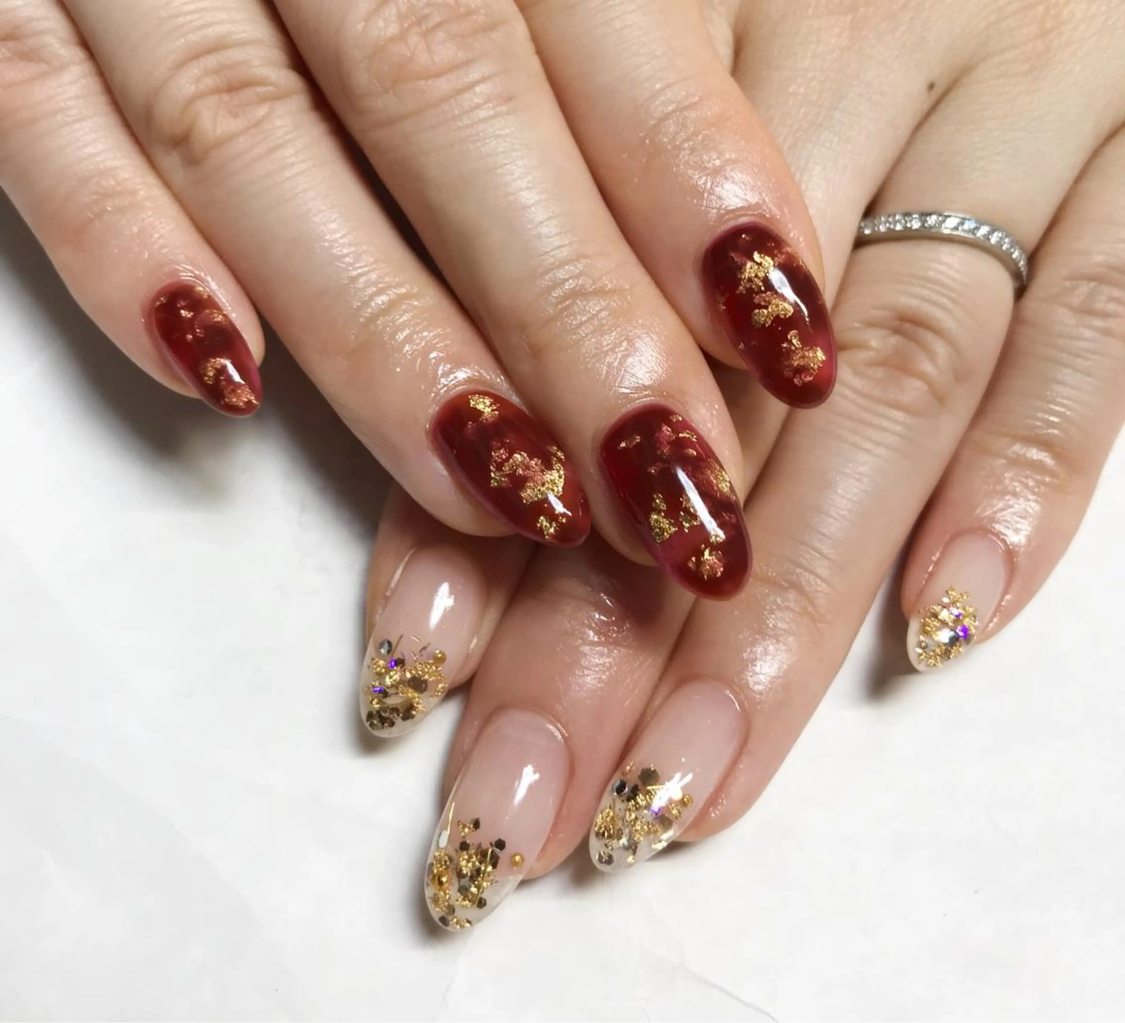 ネイル ハンドネイル nail salon en familleのネイルデザイン