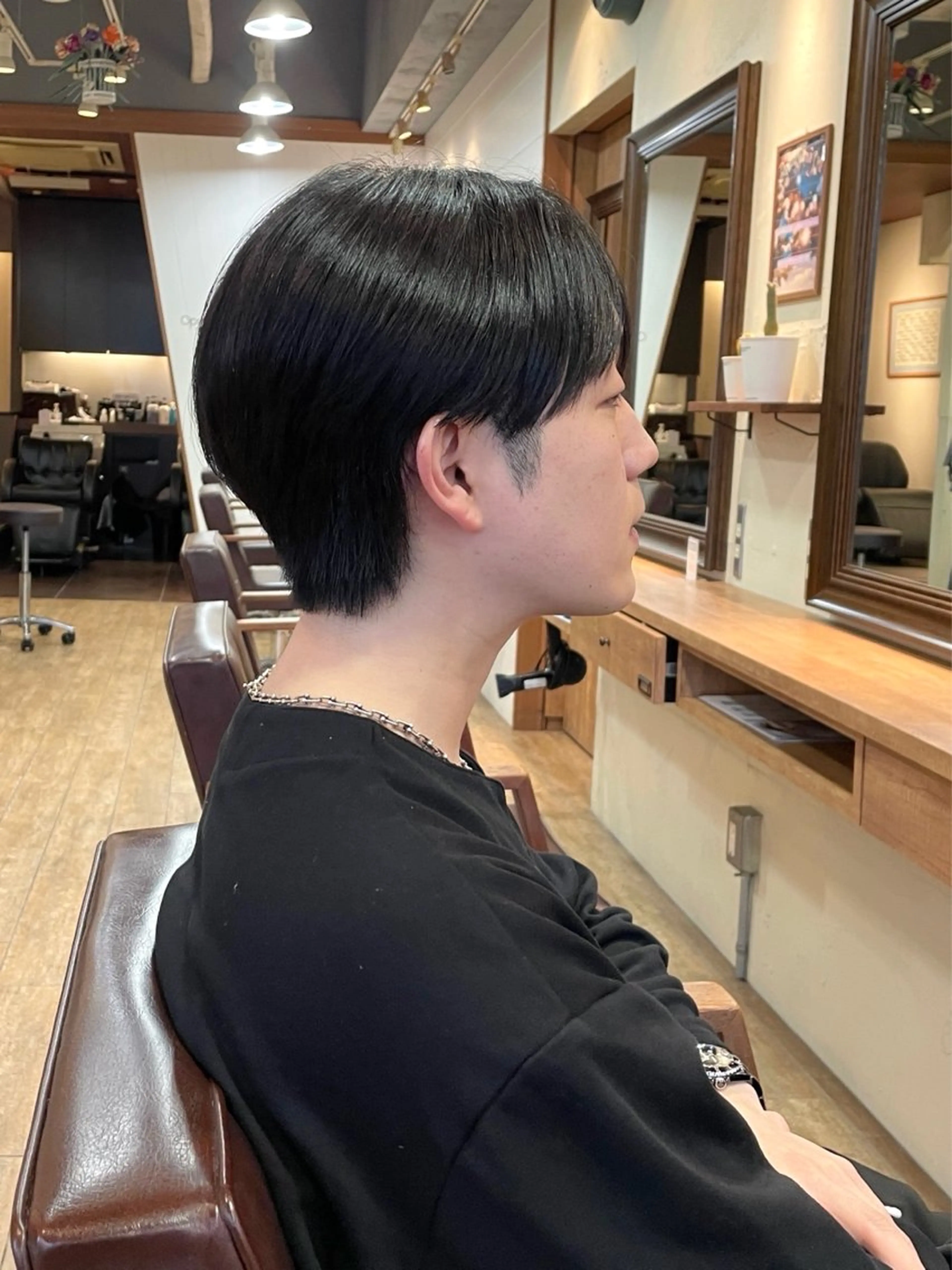 ショート メンズ 髪質改善 縮毛矯正 カット 縮毛矯正 トリートメント OPShair　ANELLO所属・ショート/ボブ/ メンズ/縮毛矯正のヘアスタイル