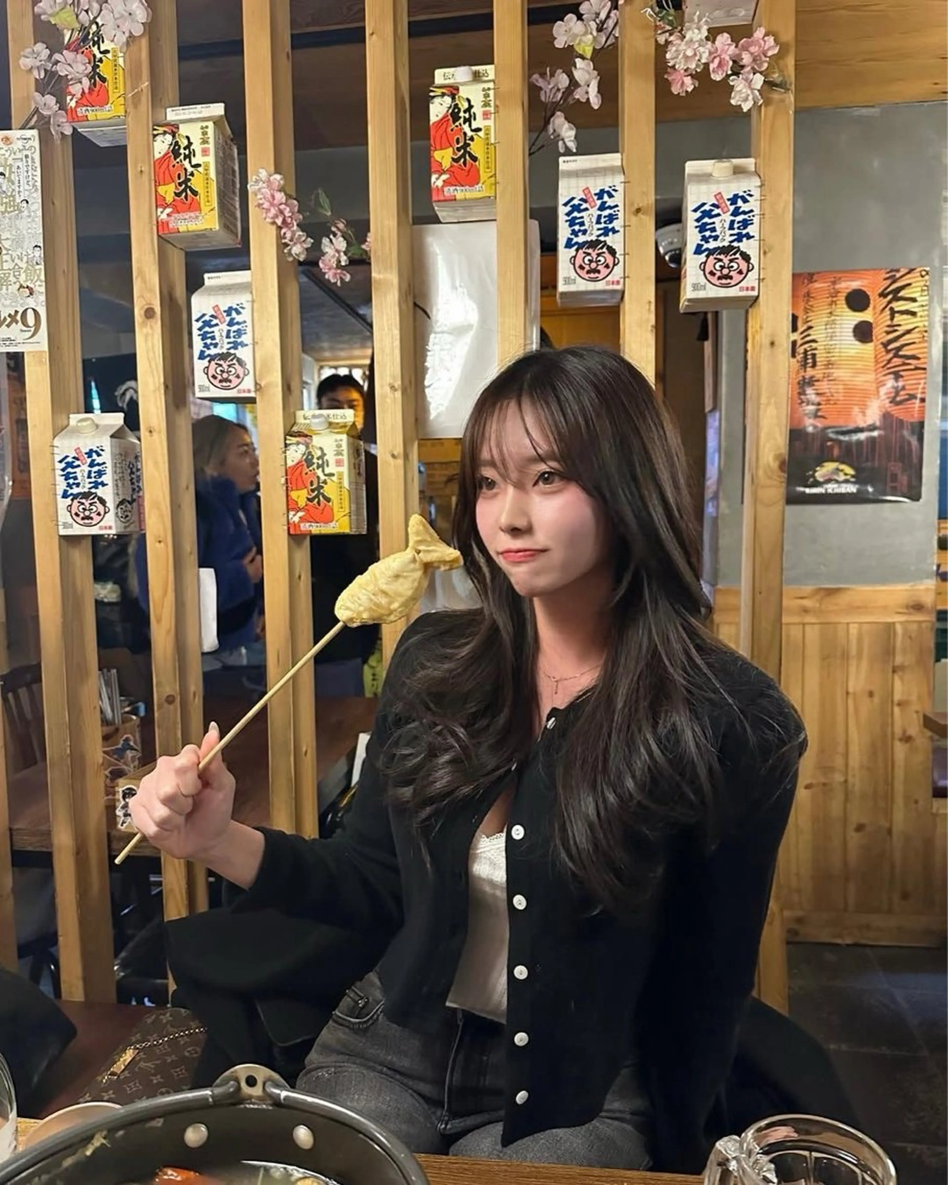 ロング カラー カット ヘアカラー トリートメント 莉乃/縮毛矯正/髪質 改善/艶カラーのヘアスタイル