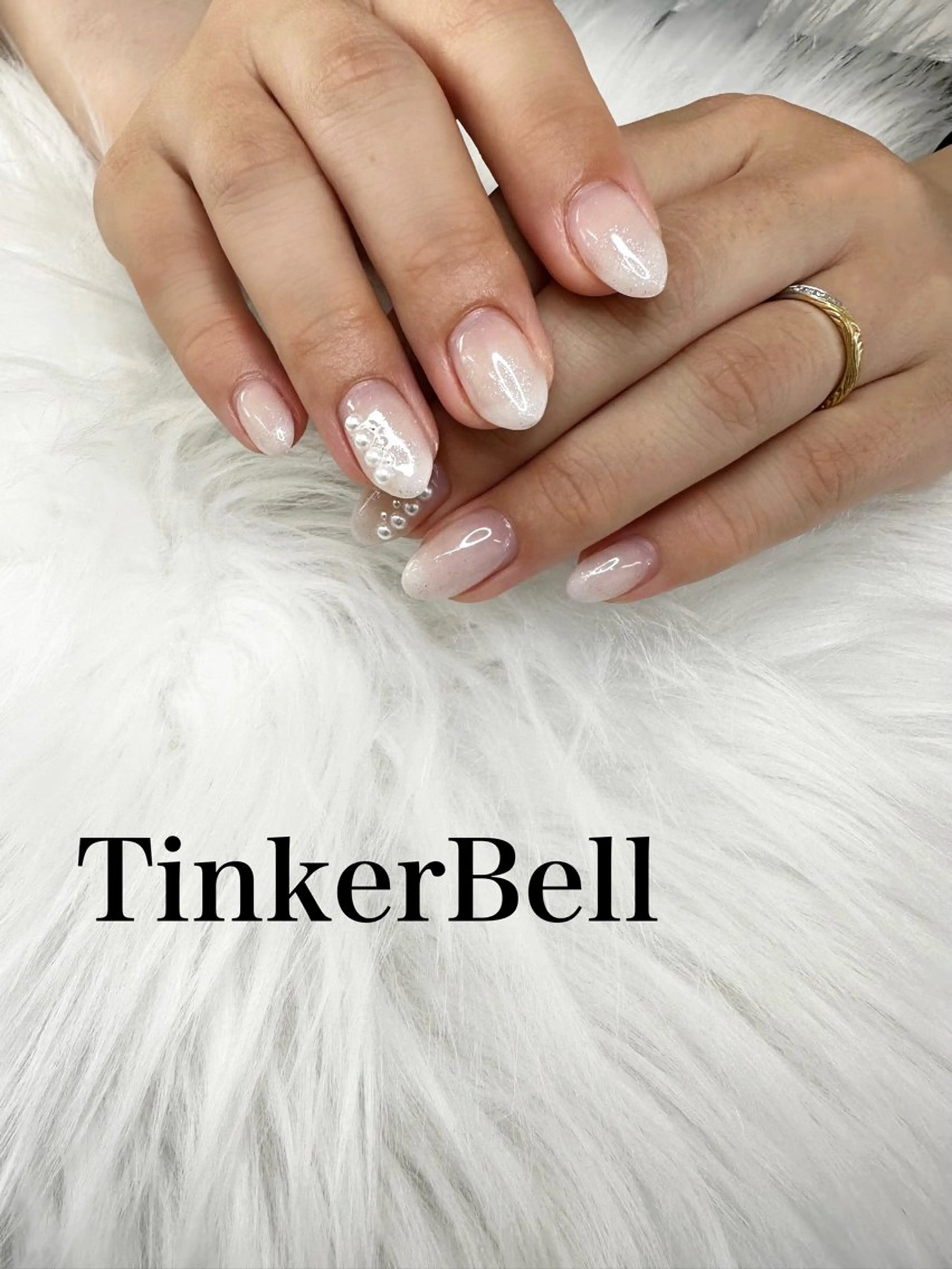 ネイル シンプルネイル ハンドネイル Tinker Bellのネイルデザイン