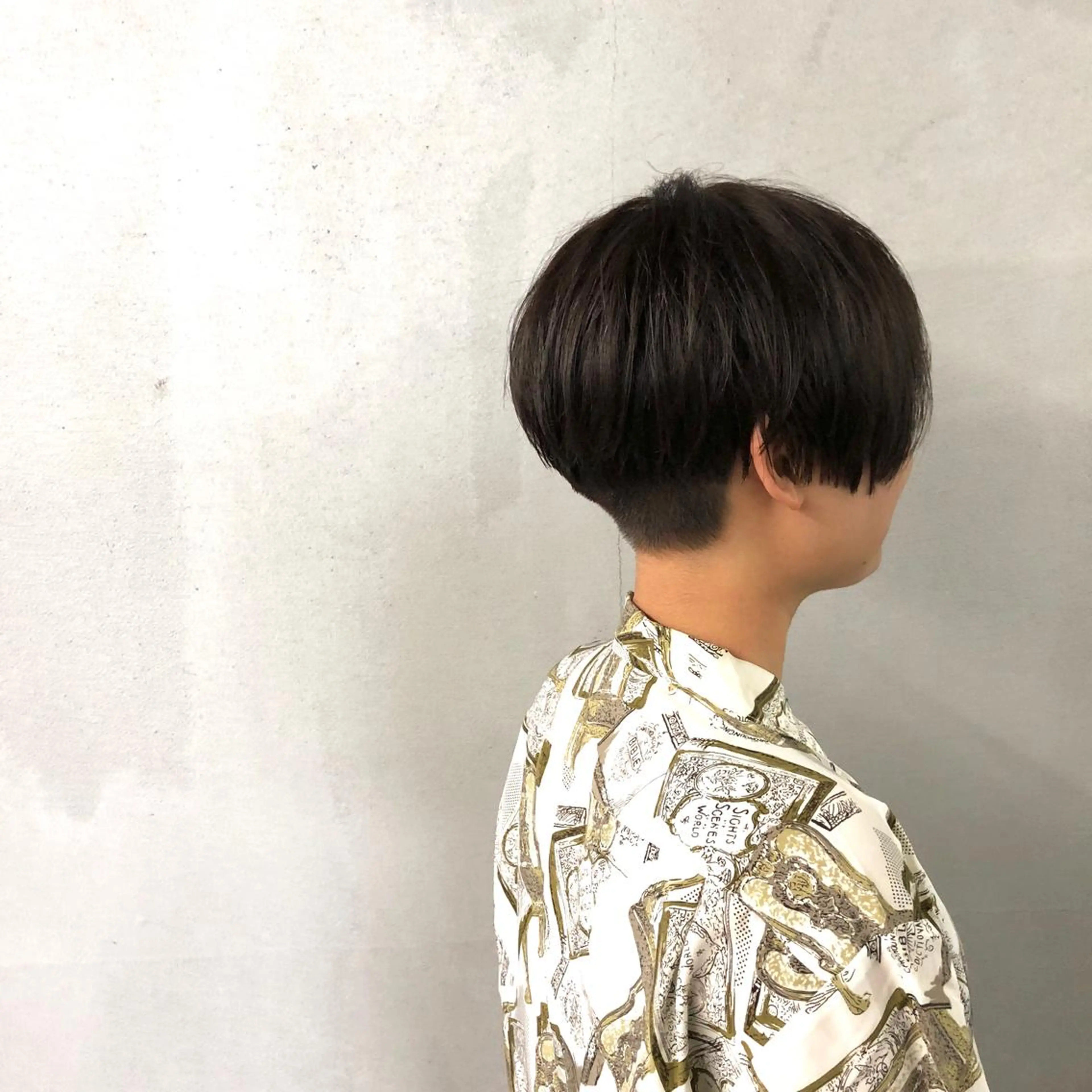 ショート カラー ショートヘア カット ヘアカラー トリートメント ボブ/ショート/ 白髪染め/メンズ葛西のヘアスタイル