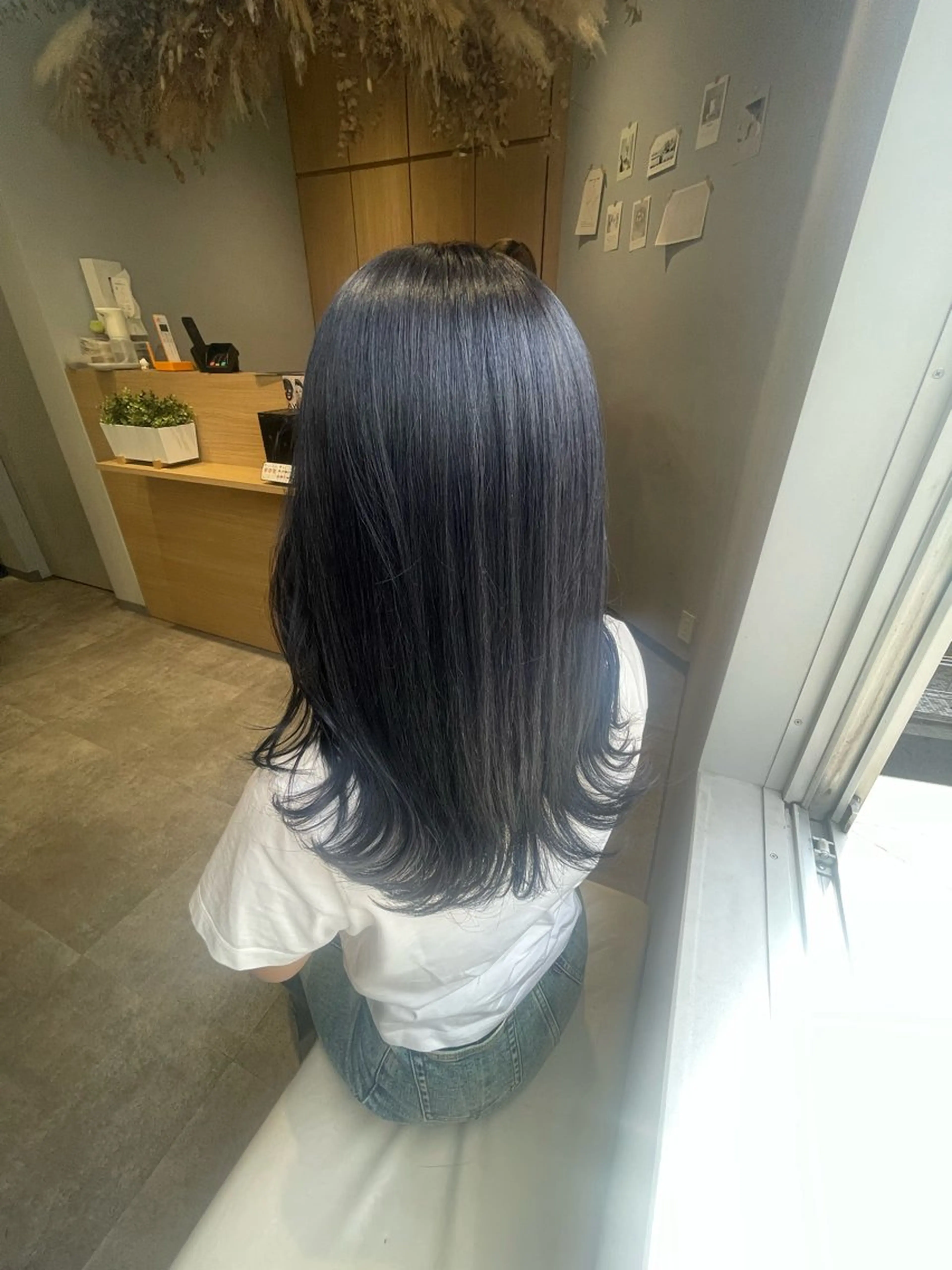 セミロング カラー Zina【梅田】 /田中 沙弥のヘアスタイル