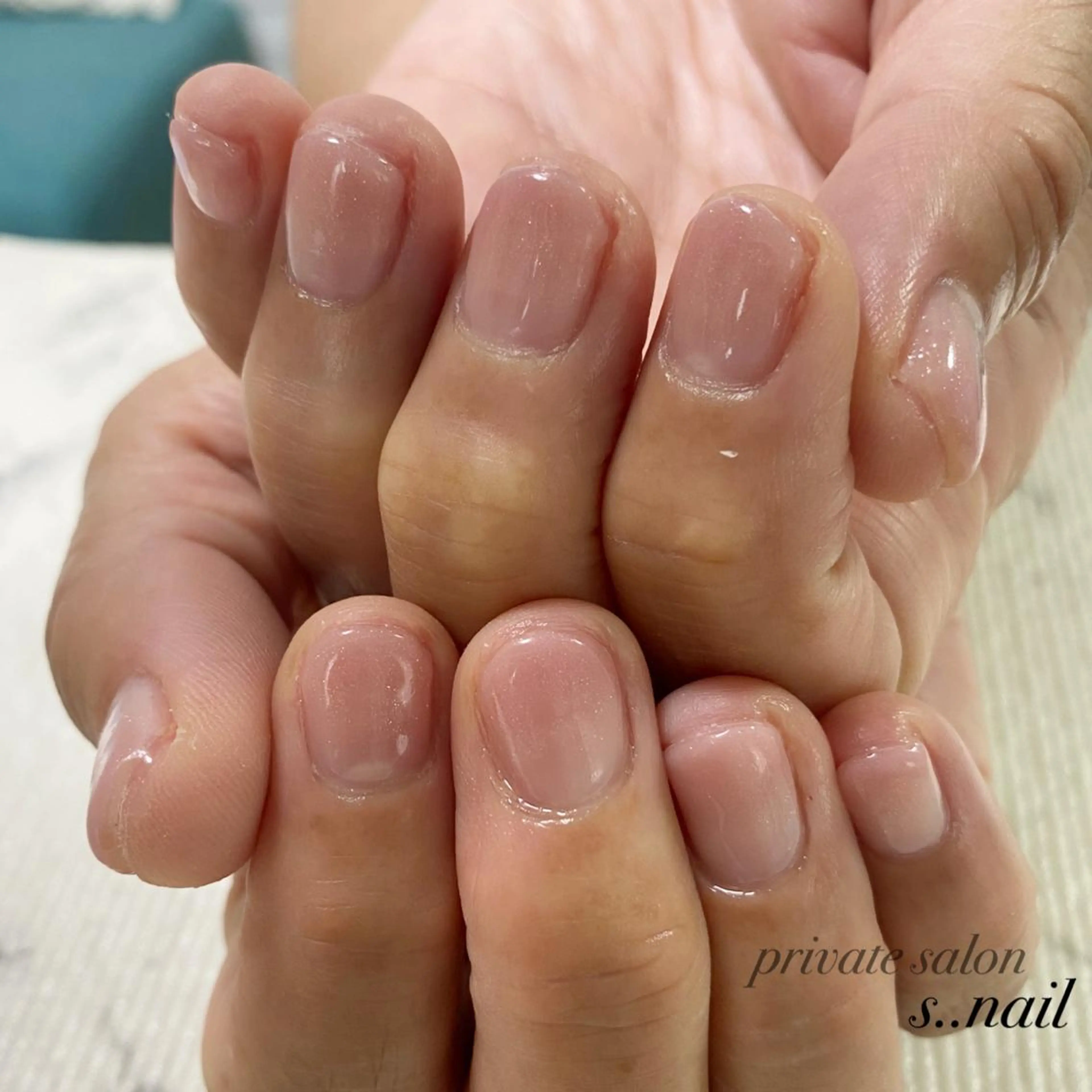 ネイル グラデーション ラメ(グリッター) ピンク ハンドネイル フットネイル s..nail / MORITAのネイルデザイン