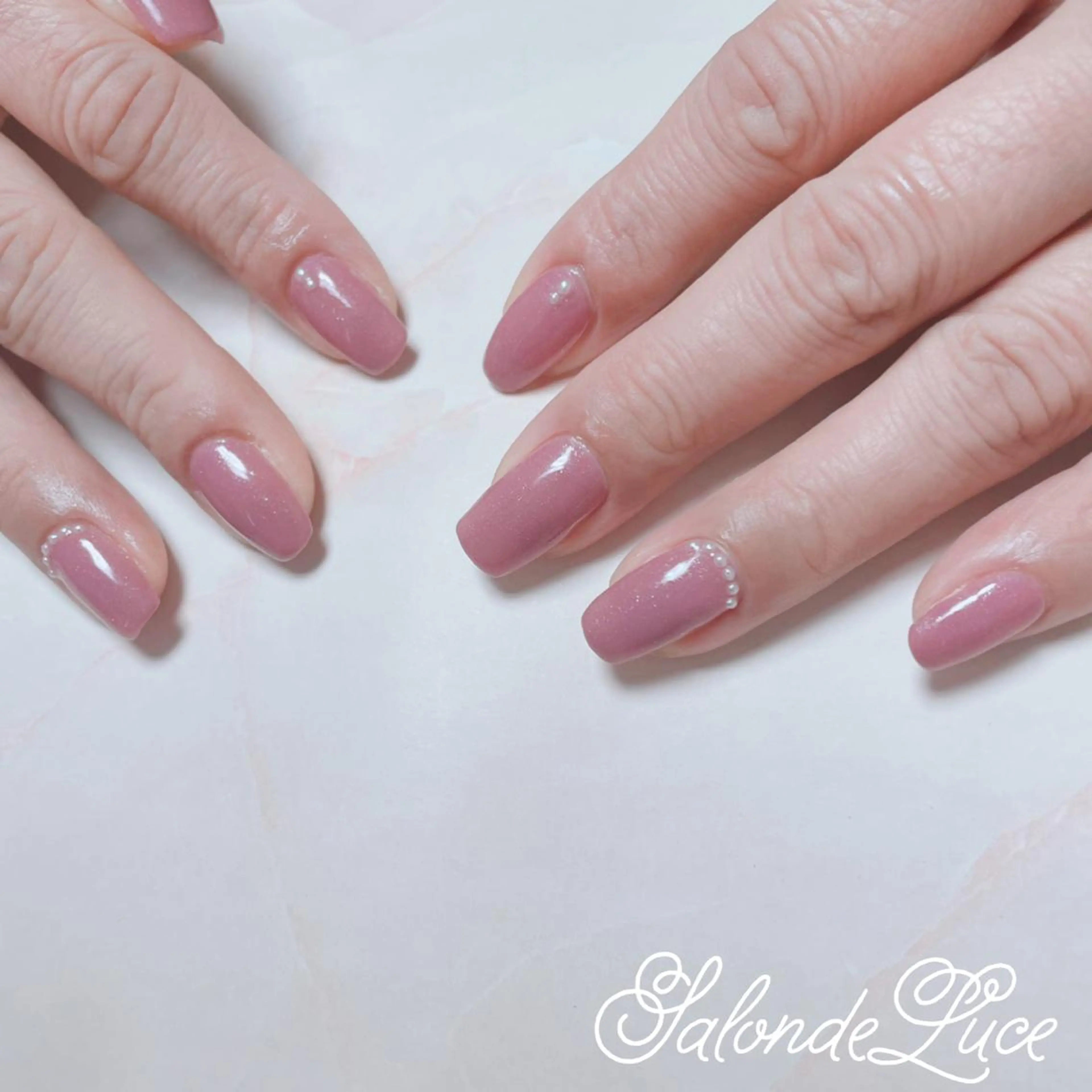 ネイル ワンカラーネイル Salon de Luceのネイルデザイン