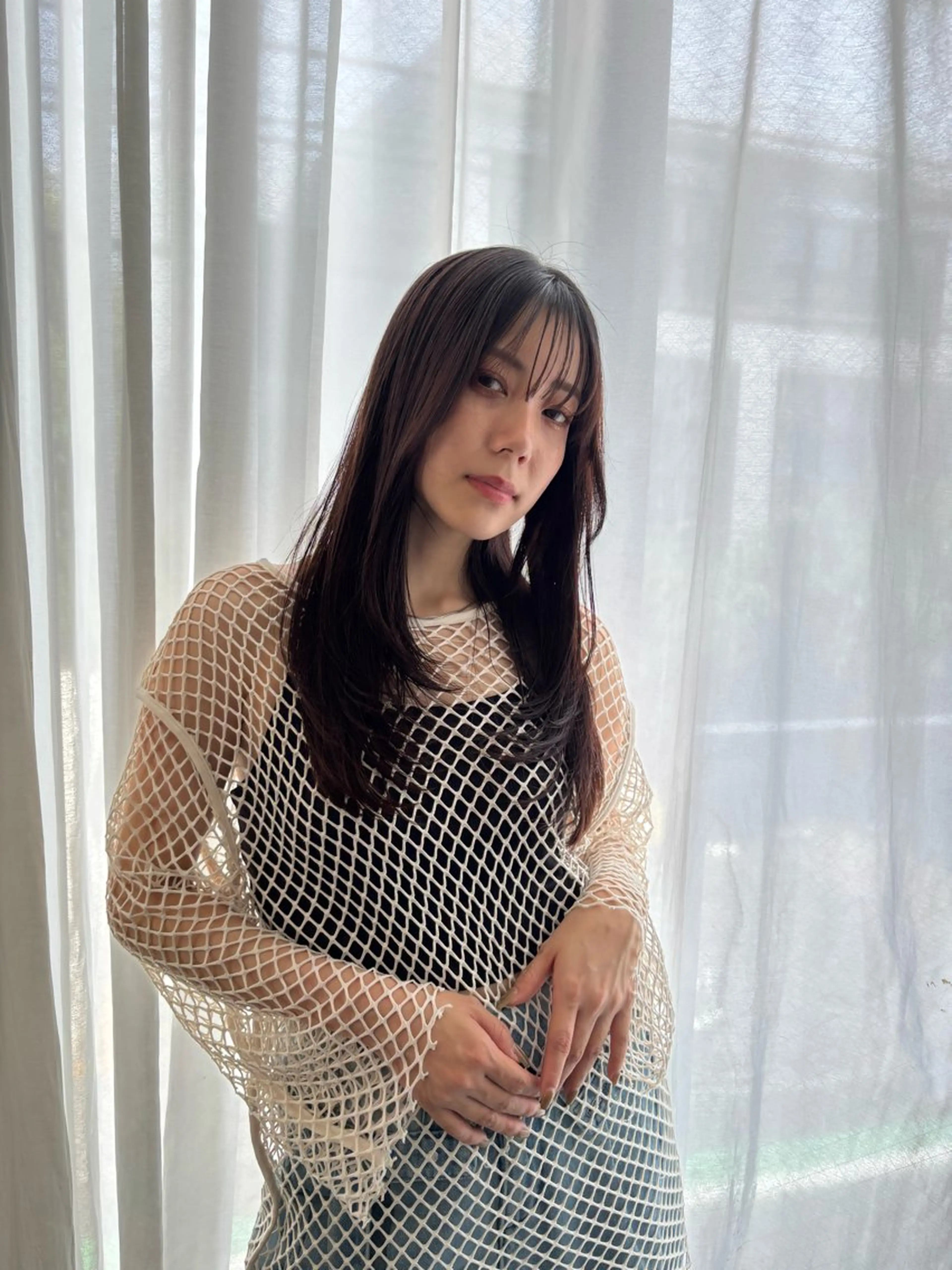 ロング カラー カット ヘアカラー ヘアセット 艶髪/レイヤーカット 🐣misakiのヘアスタイル