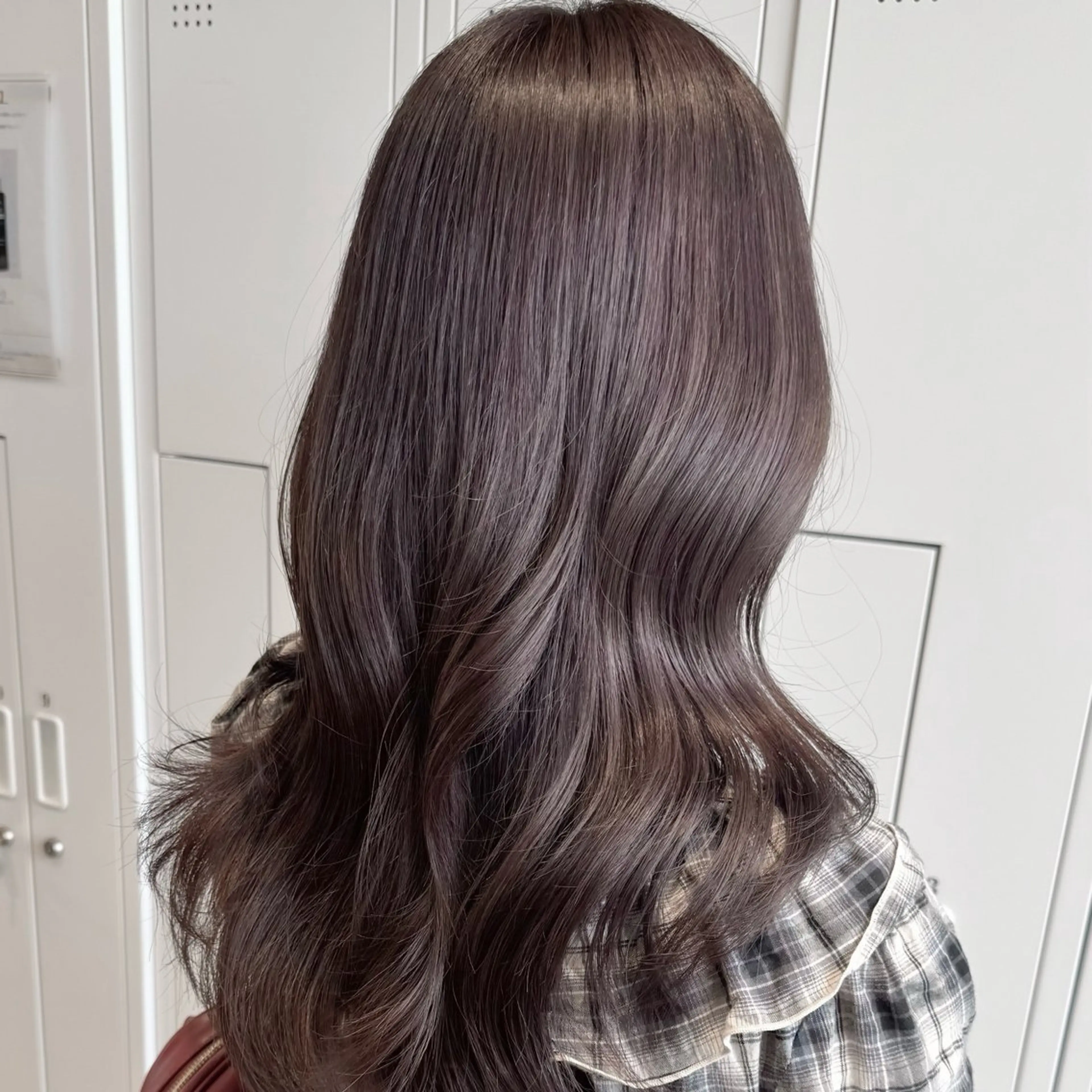 セミロング カラー ヘアアレンジ 💗💗韓国レイヤー yu-ki💗💗のヘアスタイル