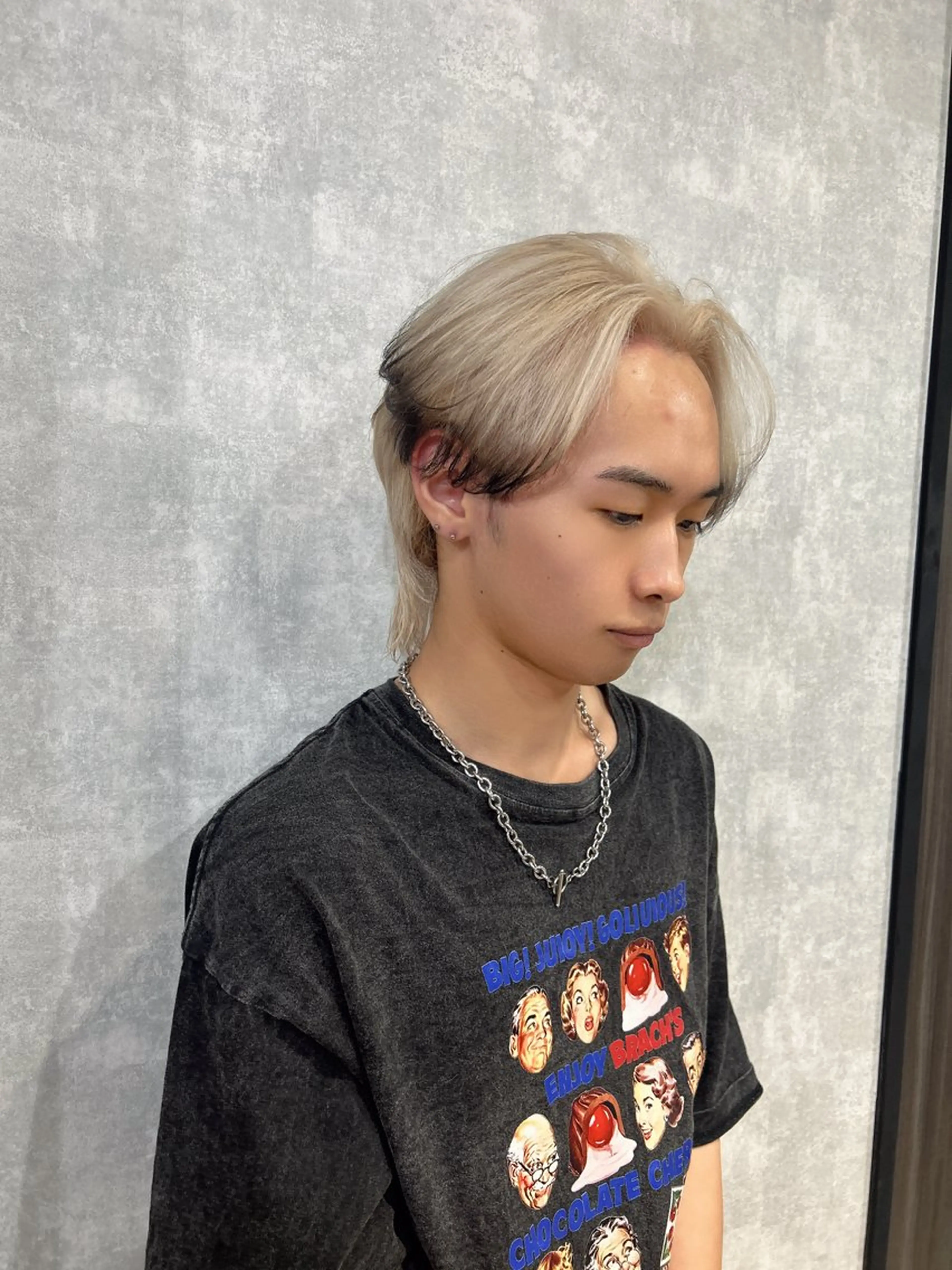 メンズ 最新ケアカラー 髪質改善YUTOのヘアスタイル