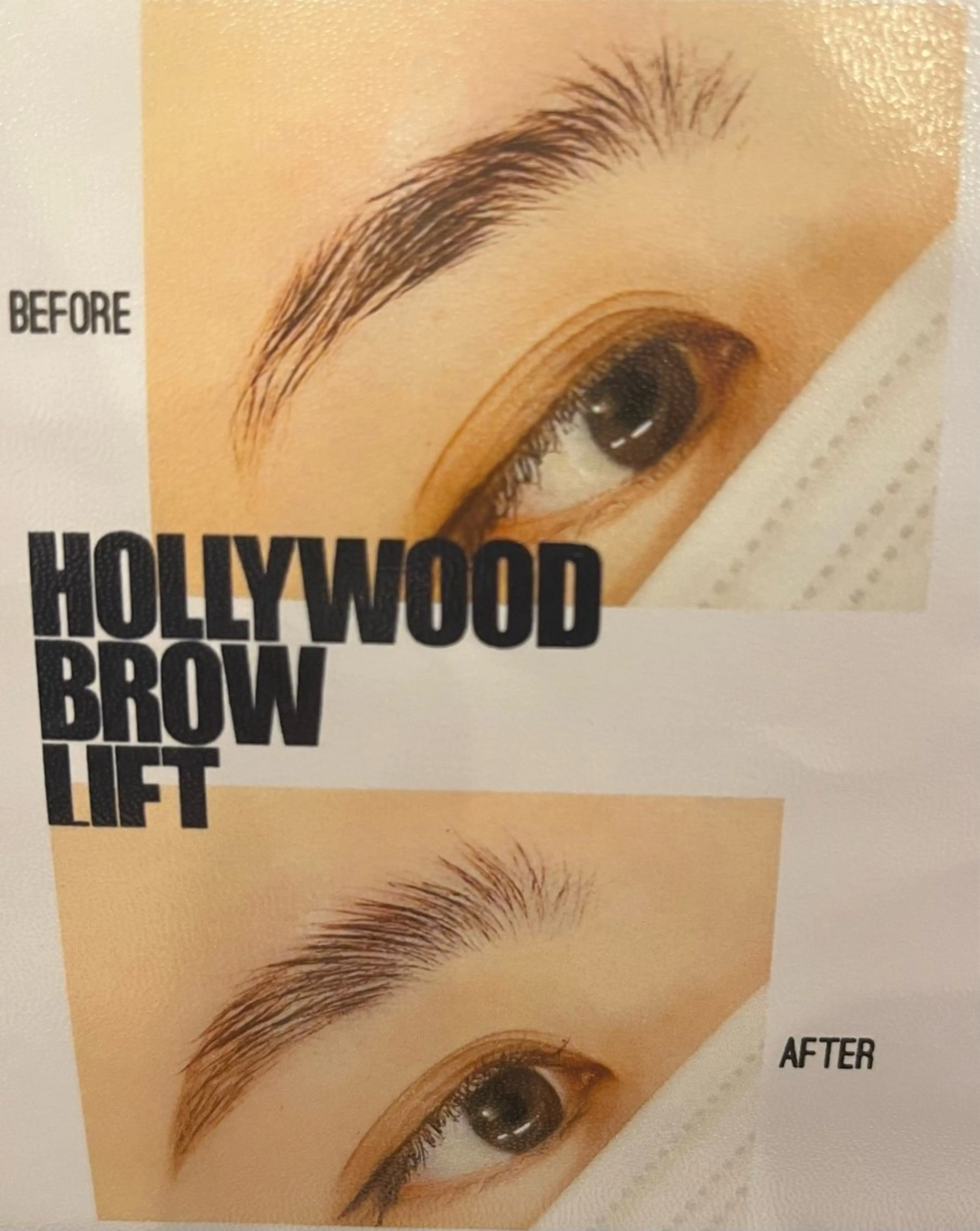 ハリウッドブロウリフトの写真