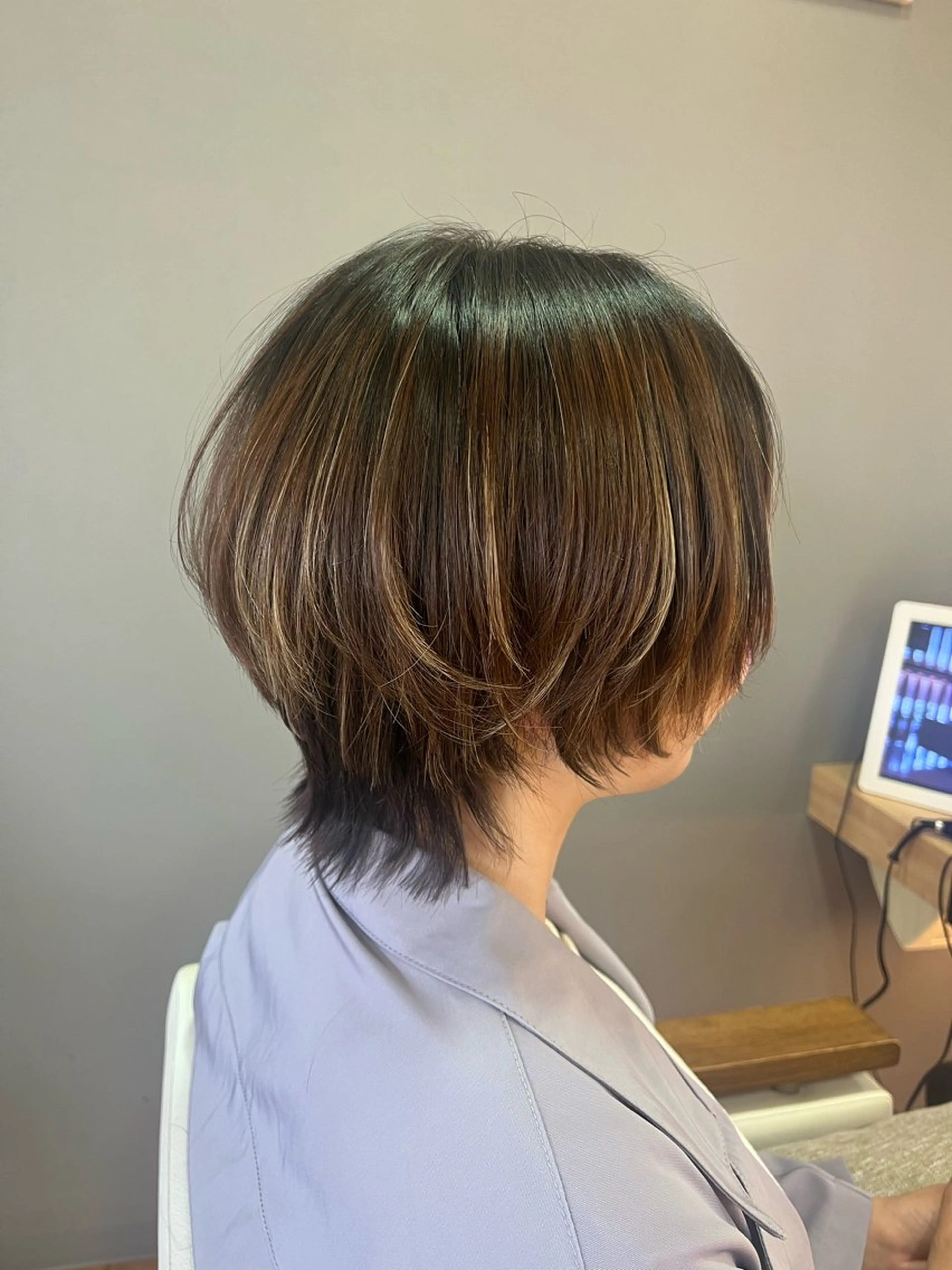 ショート ショートヘア ウルフカット Rina.💎🫧 小松里奈のヘアスタイル