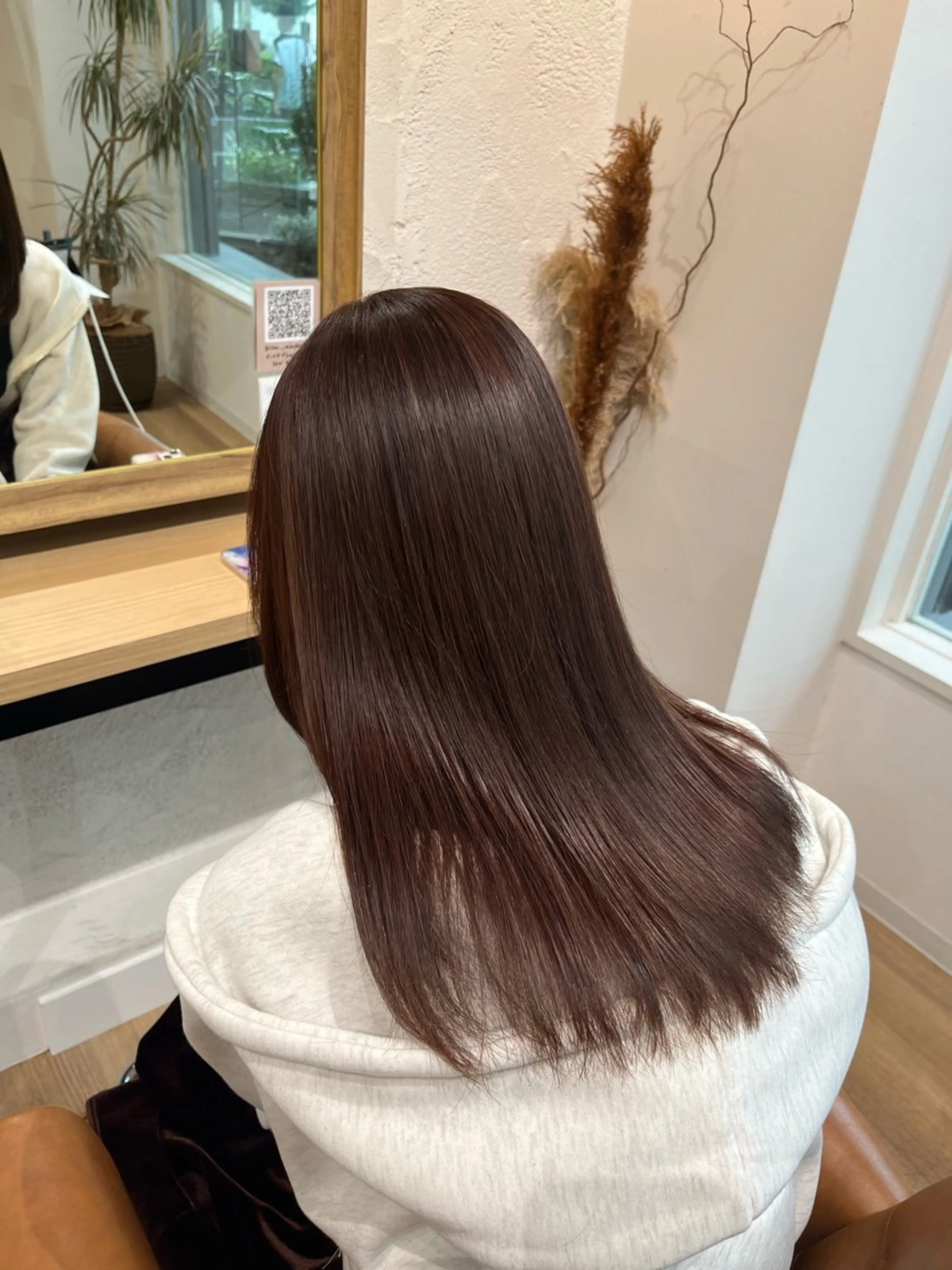 カラー ベージュカラー ブリーチ ブリーチなしカラー ピンクカラー ピンクベージュ bisou hair スガノ　カヤノのマツエク・マツパデザイン