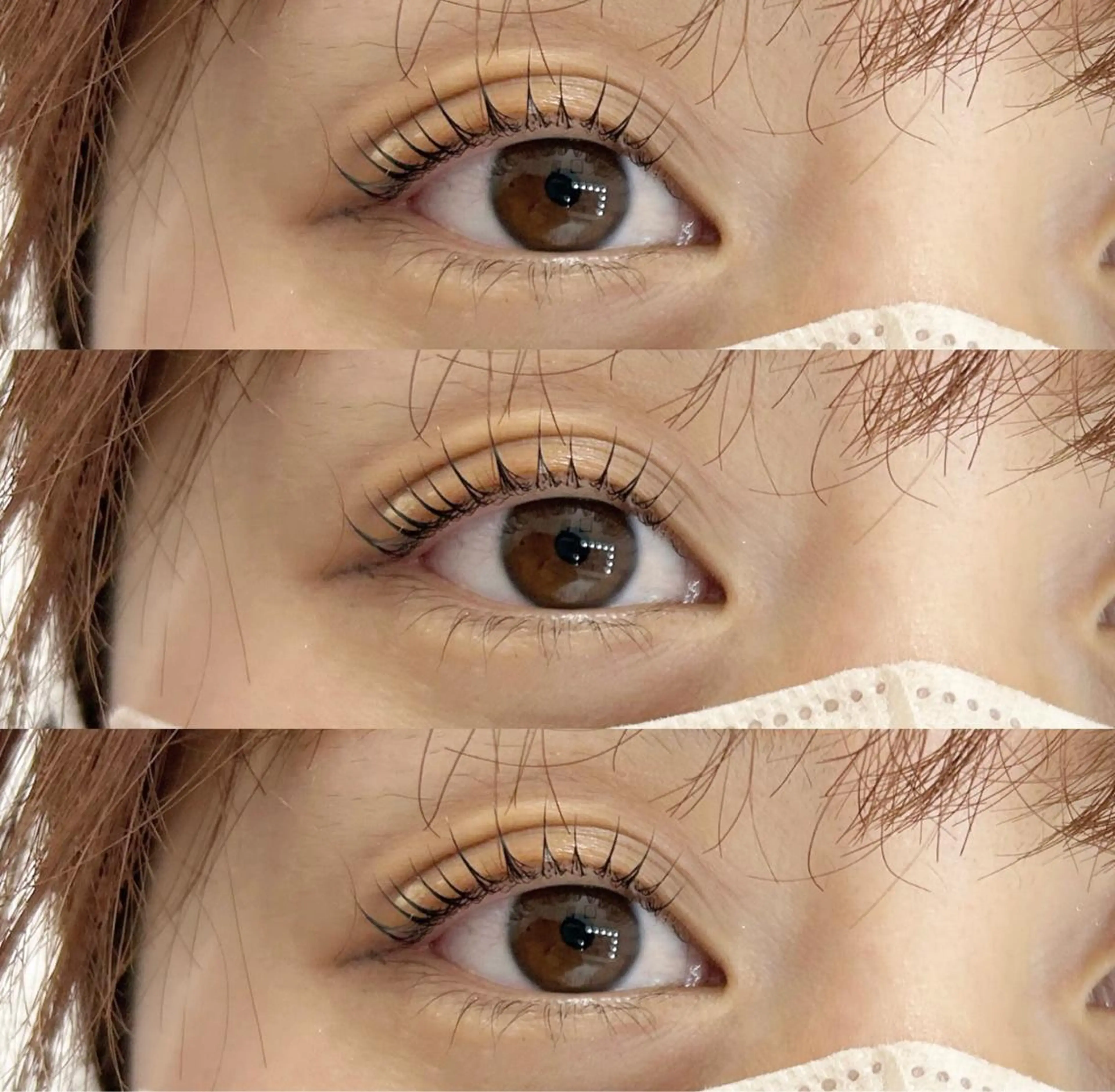 マツエク・マツパ 束感まつ毛 韓国風マツエク 一重×まつ毛パーマ SecretBelle梅田北店所属・eye/blow 梅田店momoのマツエク・マツパデザイン